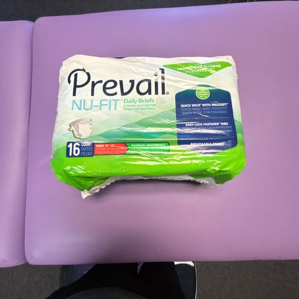 Prevail Nu-Fit Daily Briefs Size Medium Maximum Absorbency 16 Count