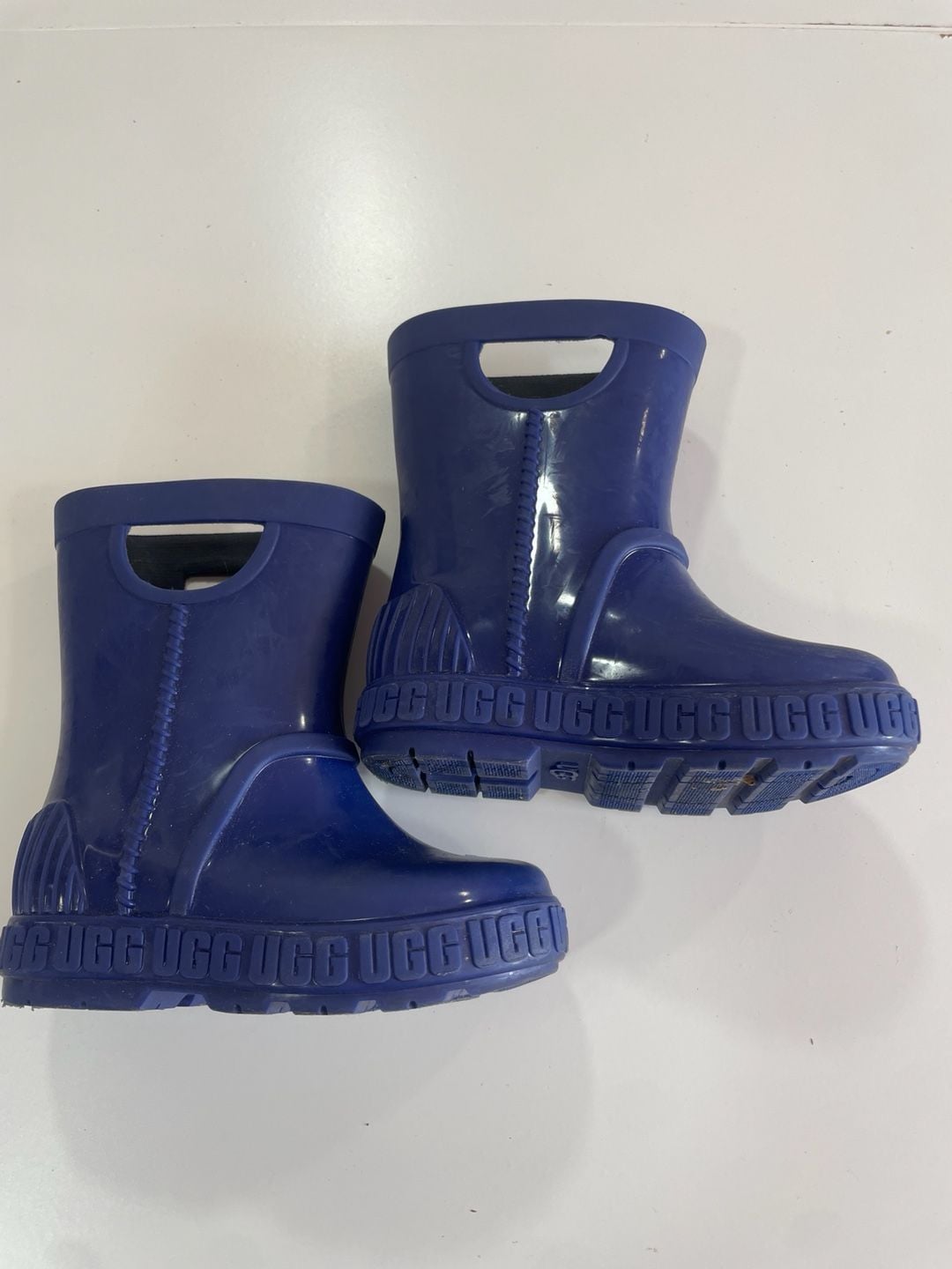 UGG Kids Drizlita Rain Boots Size 6K Blue Waterproof 2