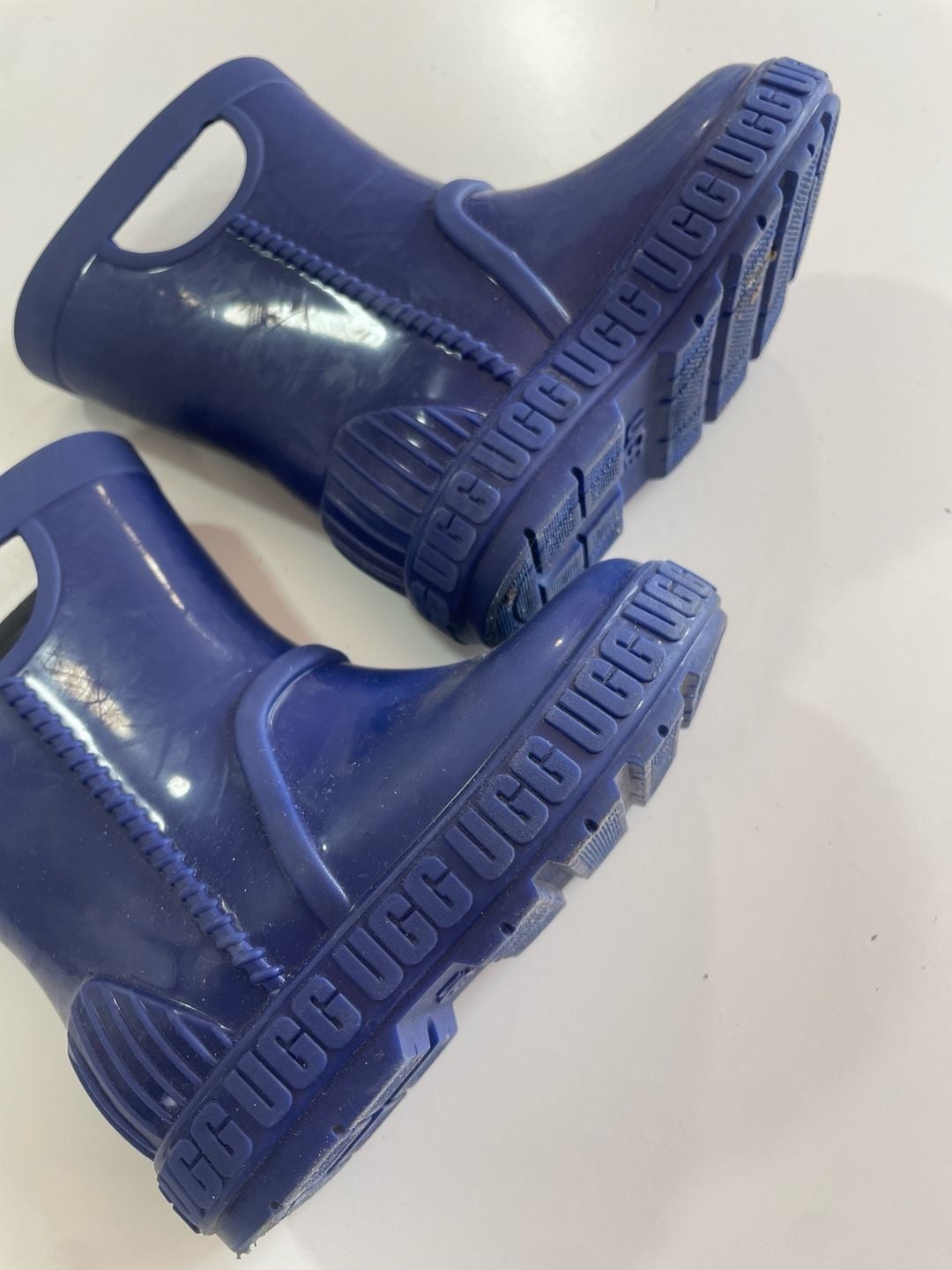 UGG Kids Drizlita Rain Boots Size 6K Blue Waterproof 3