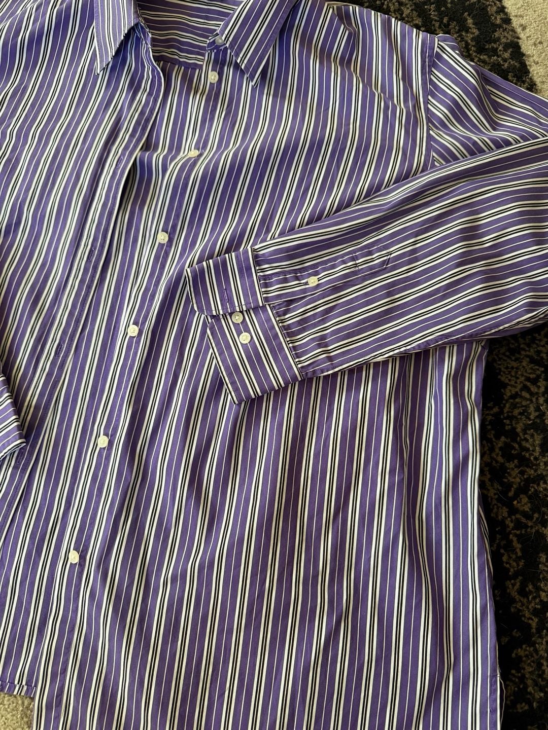 Lauren Ralph Lauren Striped Long Sleeve Button Up Shirt 3