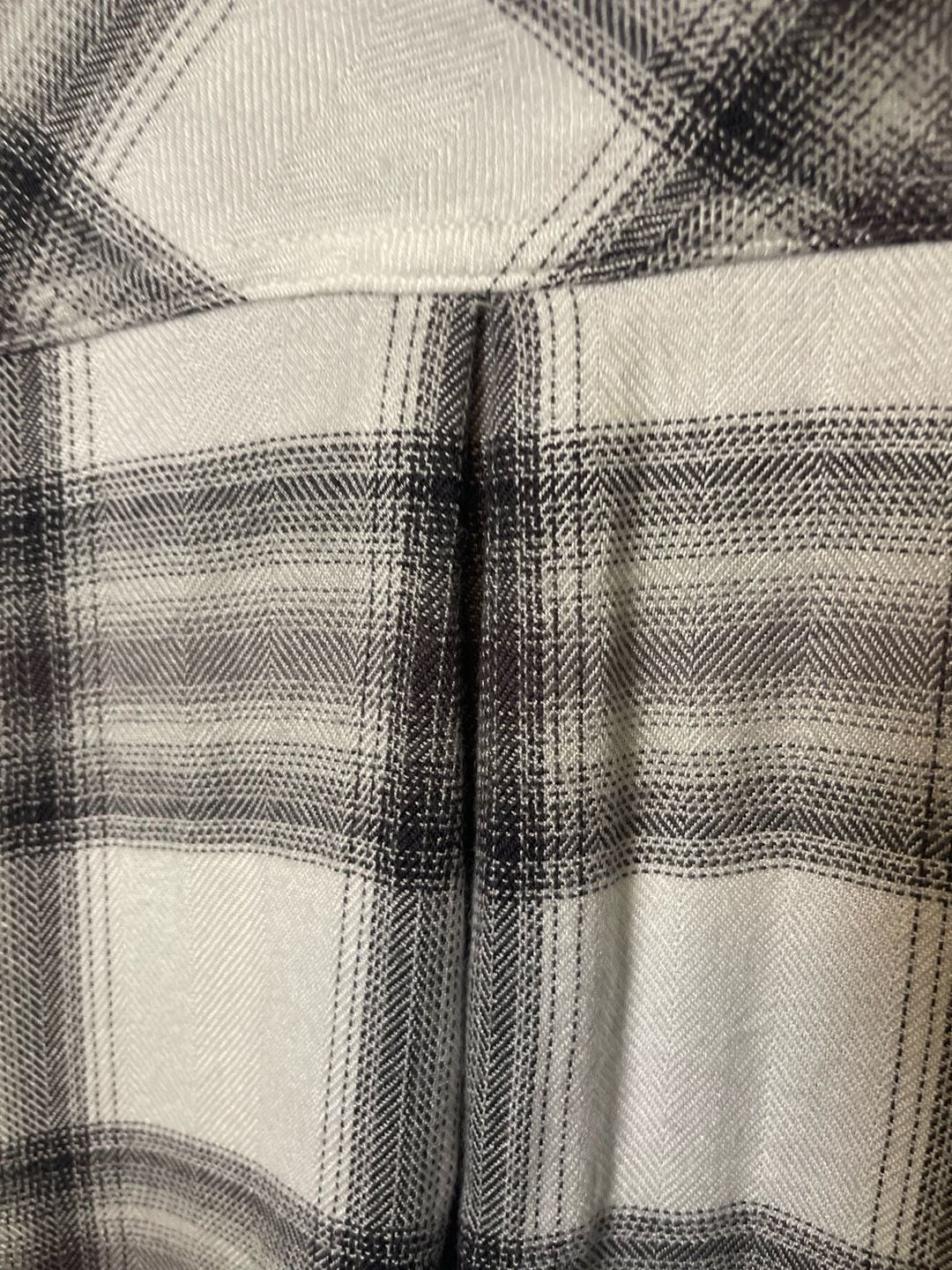 Rails Hunter Plaid Button Down Shirt Medium White Ash Mint Gray Rayon Flannel M 7