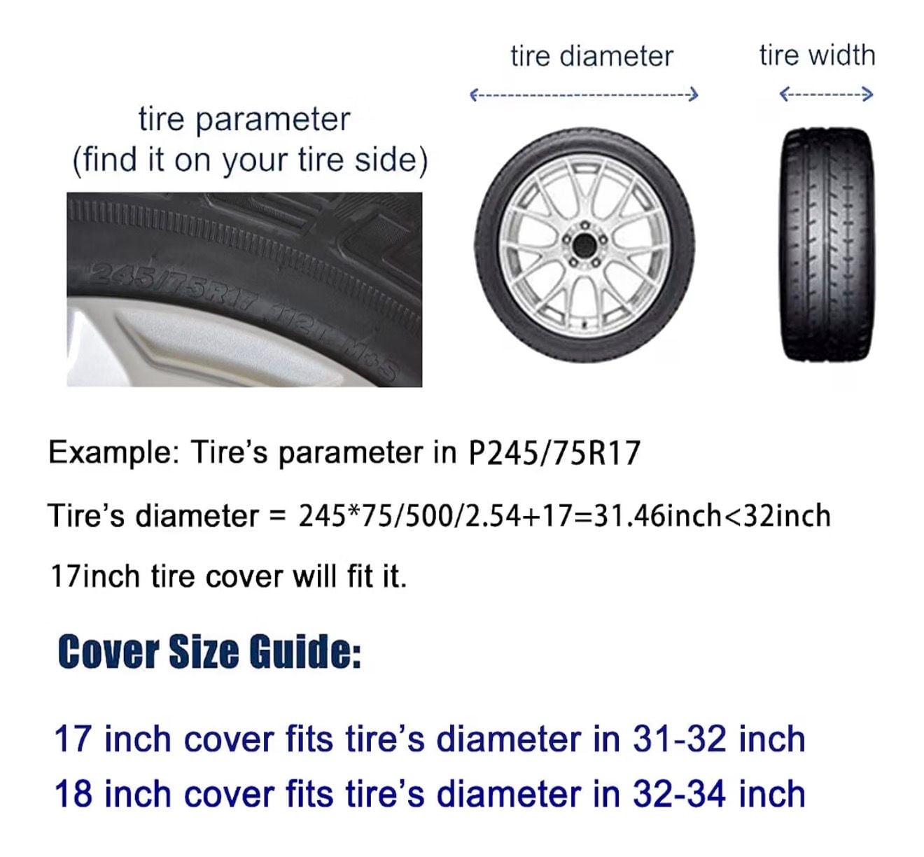 Black and White American Flag Spare Wheel Cover with Back Camera Hole for Wrangler JL 5