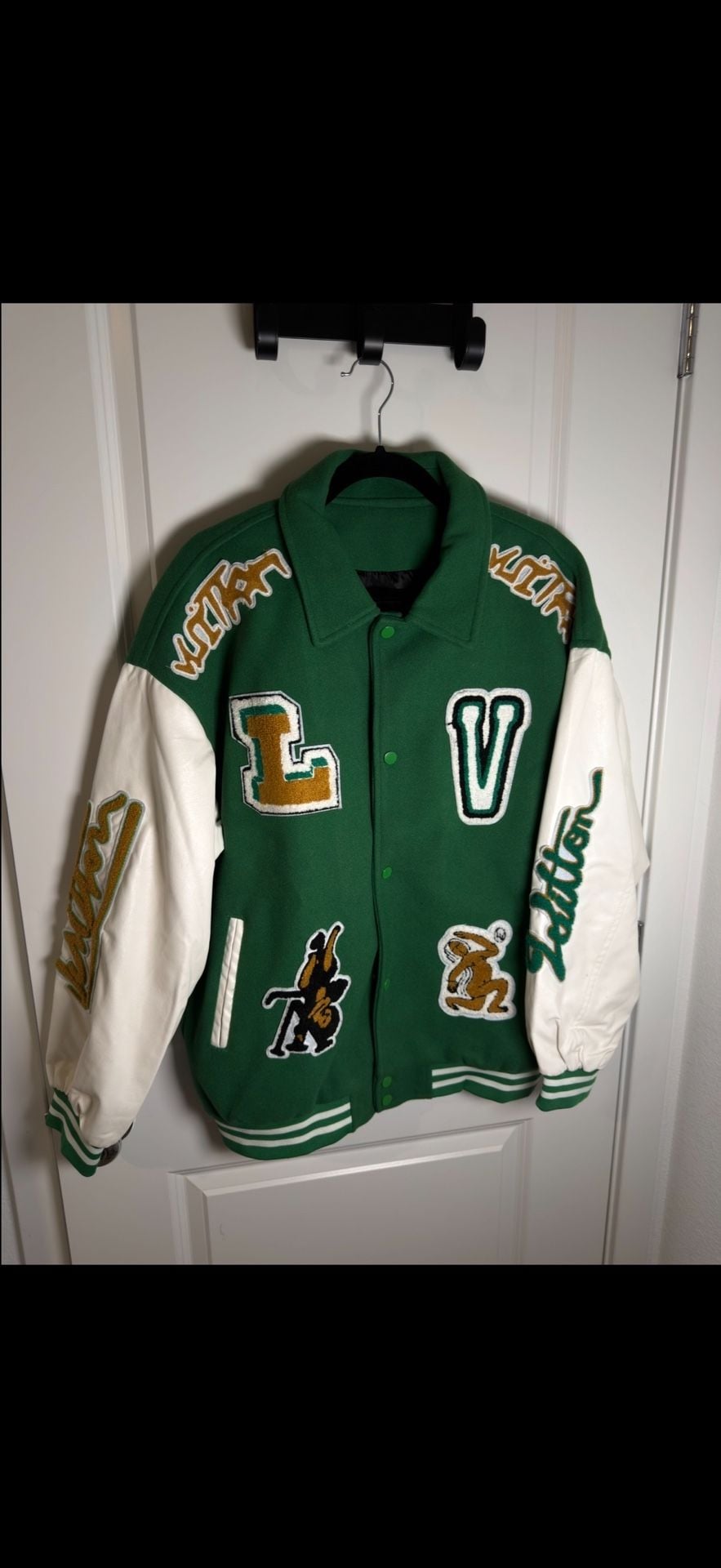 Louis Vuitton Varsity Jacket Green 2