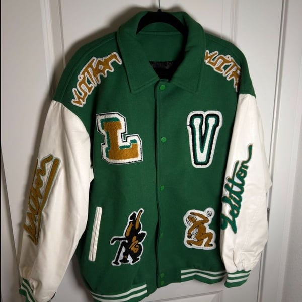 Louis Vuitton Varsity Jacket Green