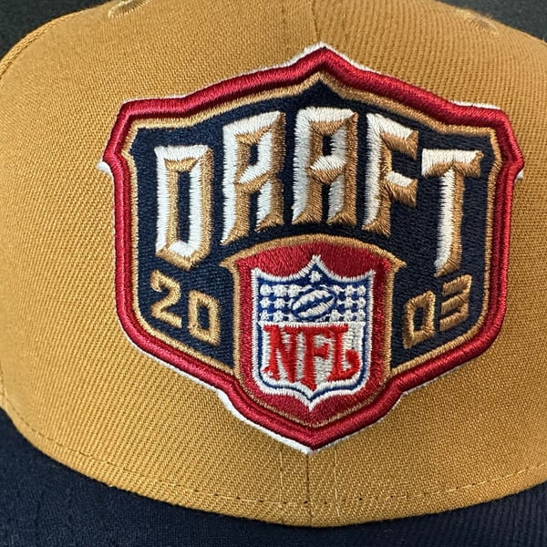 Pittsburgh Steelers Draft 2003 New Era 59Fifty Fitted Hat Size 7 3/4 T