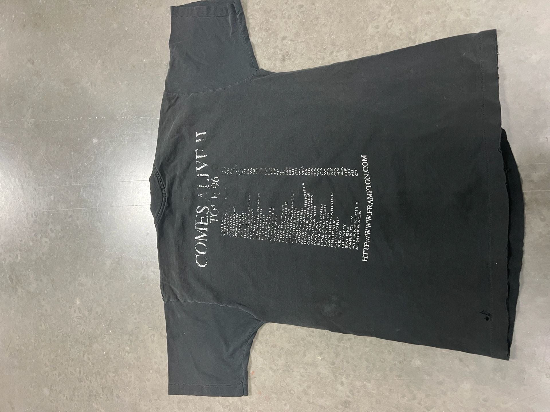 Peter Frampton Concert T-Shirt Size L 5
