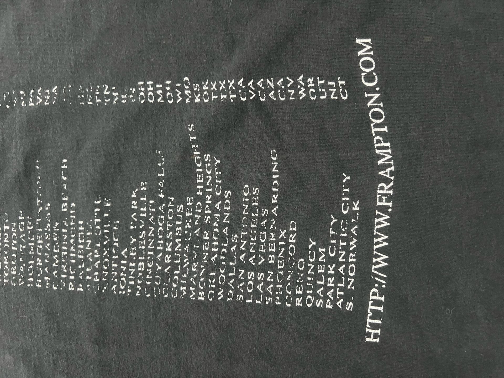 Peter Frampton Concert T-Shirt Size L 7