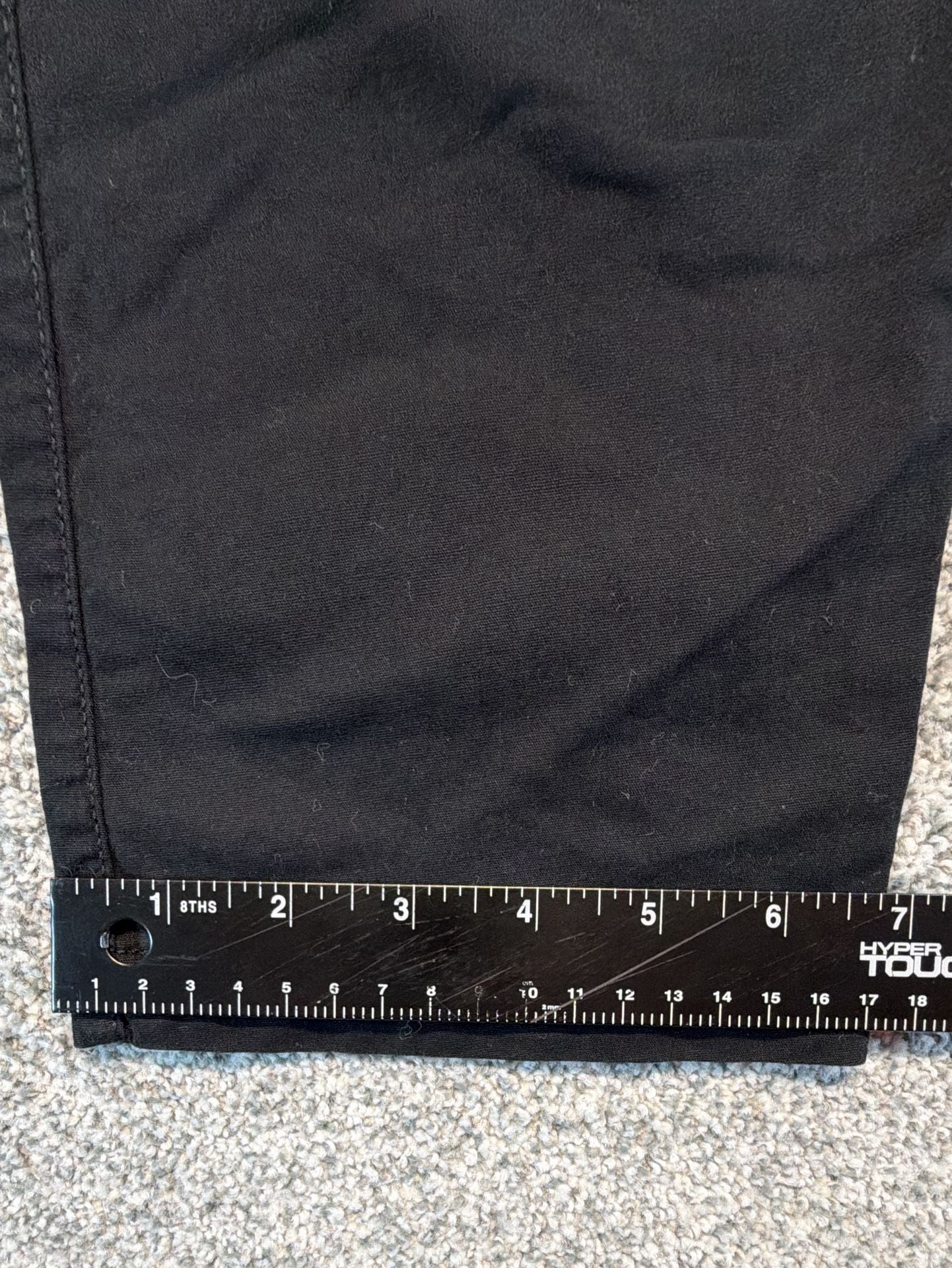 Place Black Pants Size S Drawstring Waist Casual Trousers 3