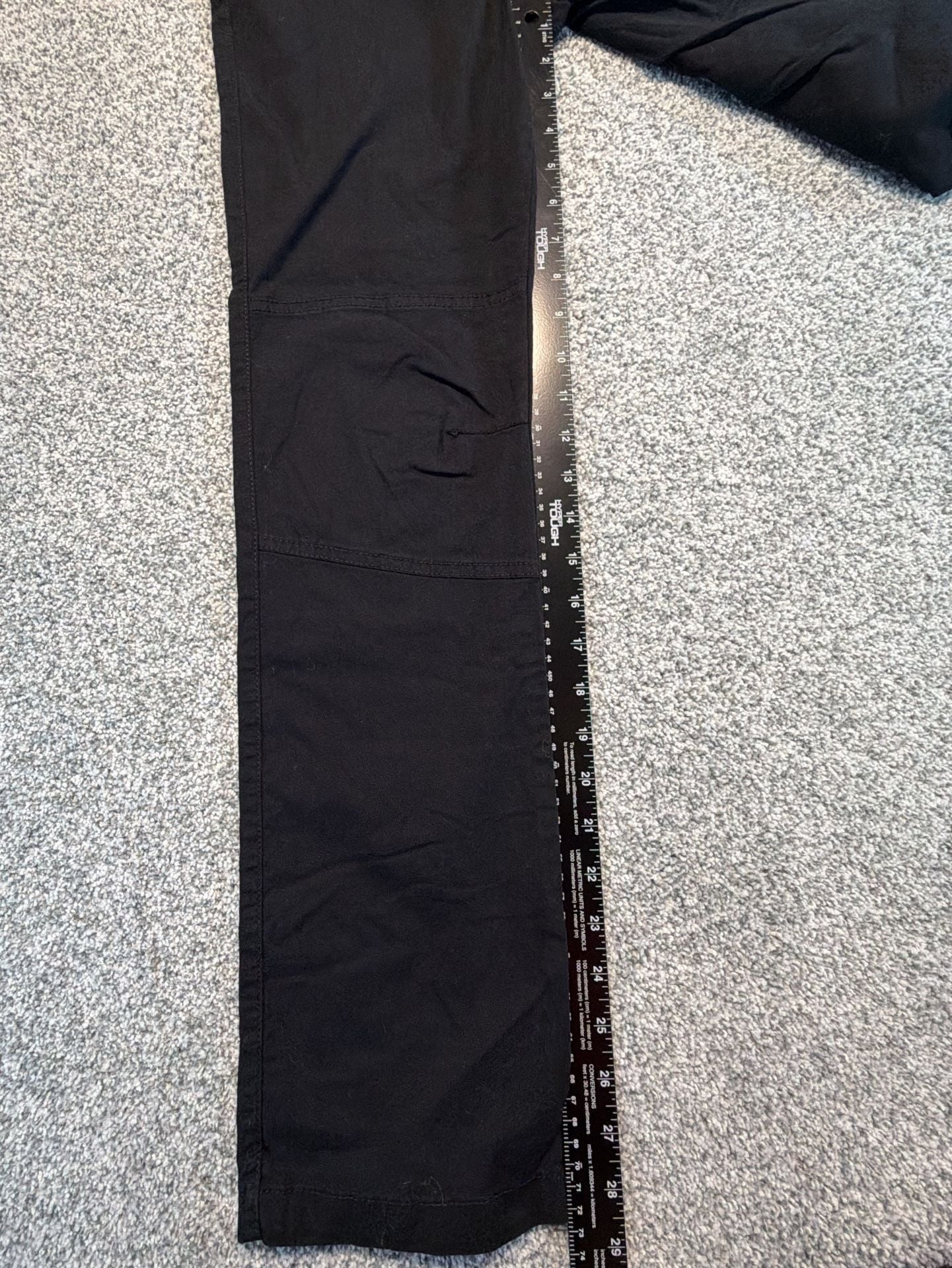 Place Black Pants Size S Drawstring Waist Casual Trousers 4