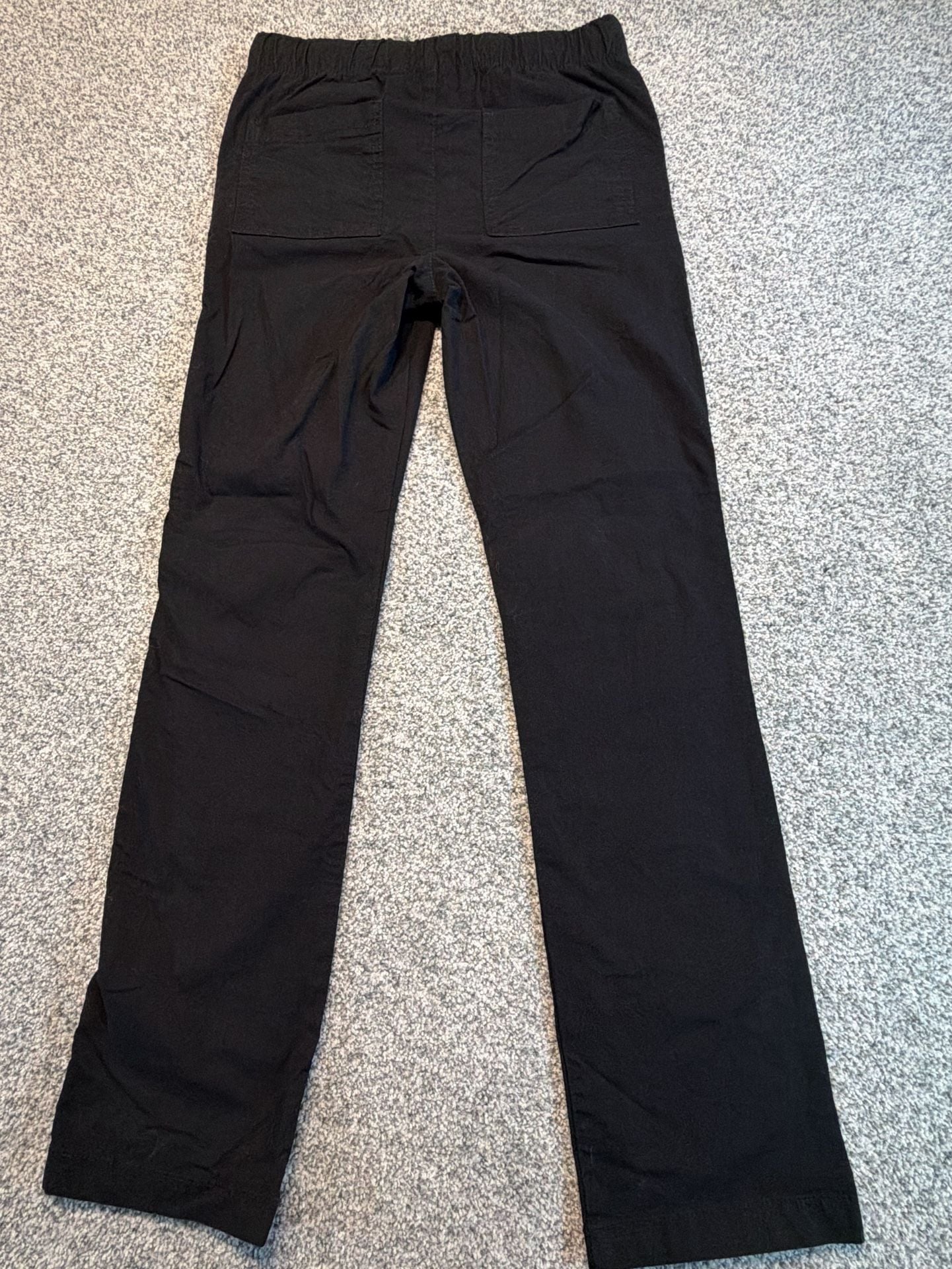 Place Black Pants Size S Drawstring Waist Casual Trousers 7