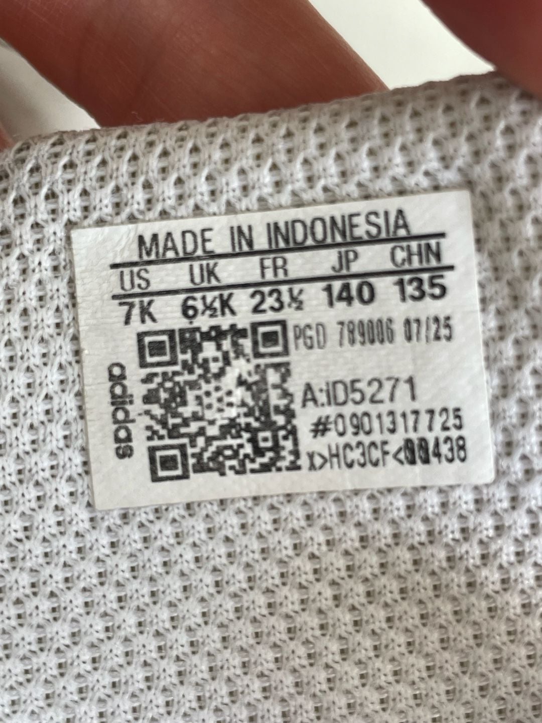 adidas Kids Toddler Grand Court 3.0 CF I Size 7K White Black Sneakers 7