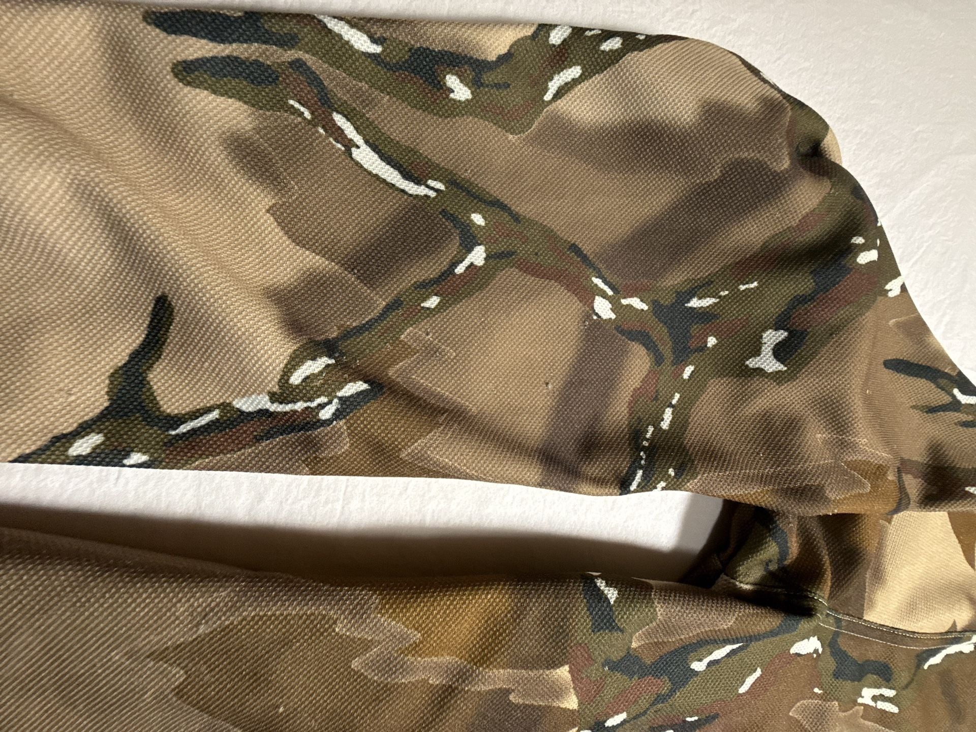 Predator Camo Silver Grid Baselayer Top Size L Camouflage 7