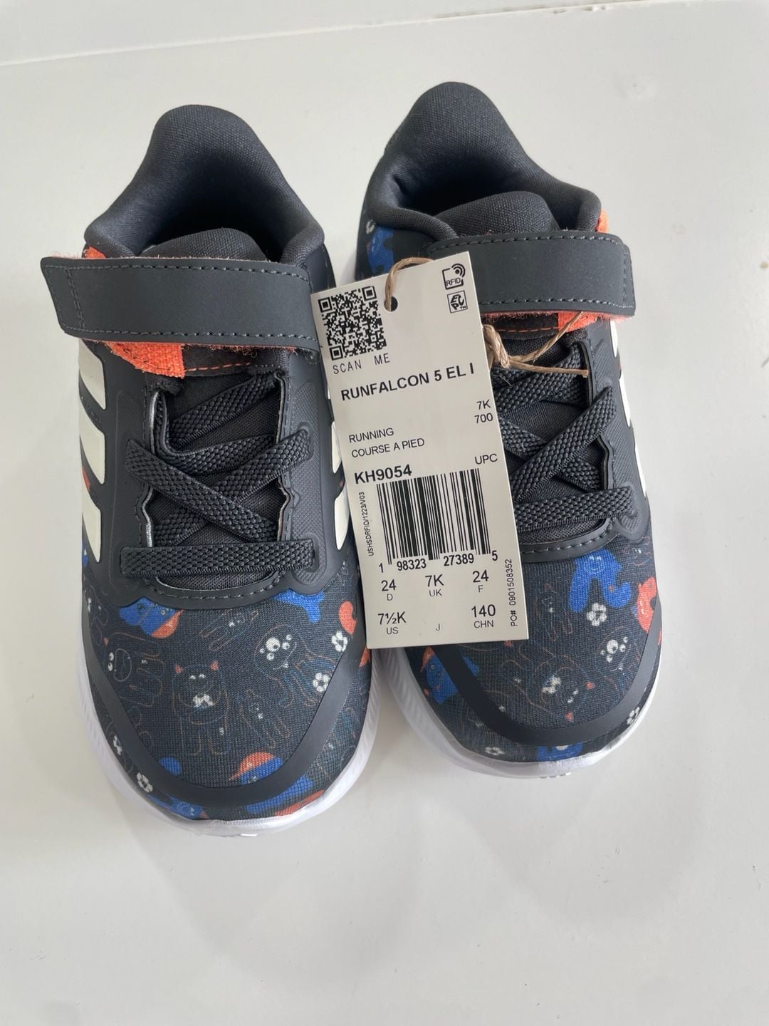 Adidas Runfalcon 5 EL I Size 7.5K Running Shoes 3