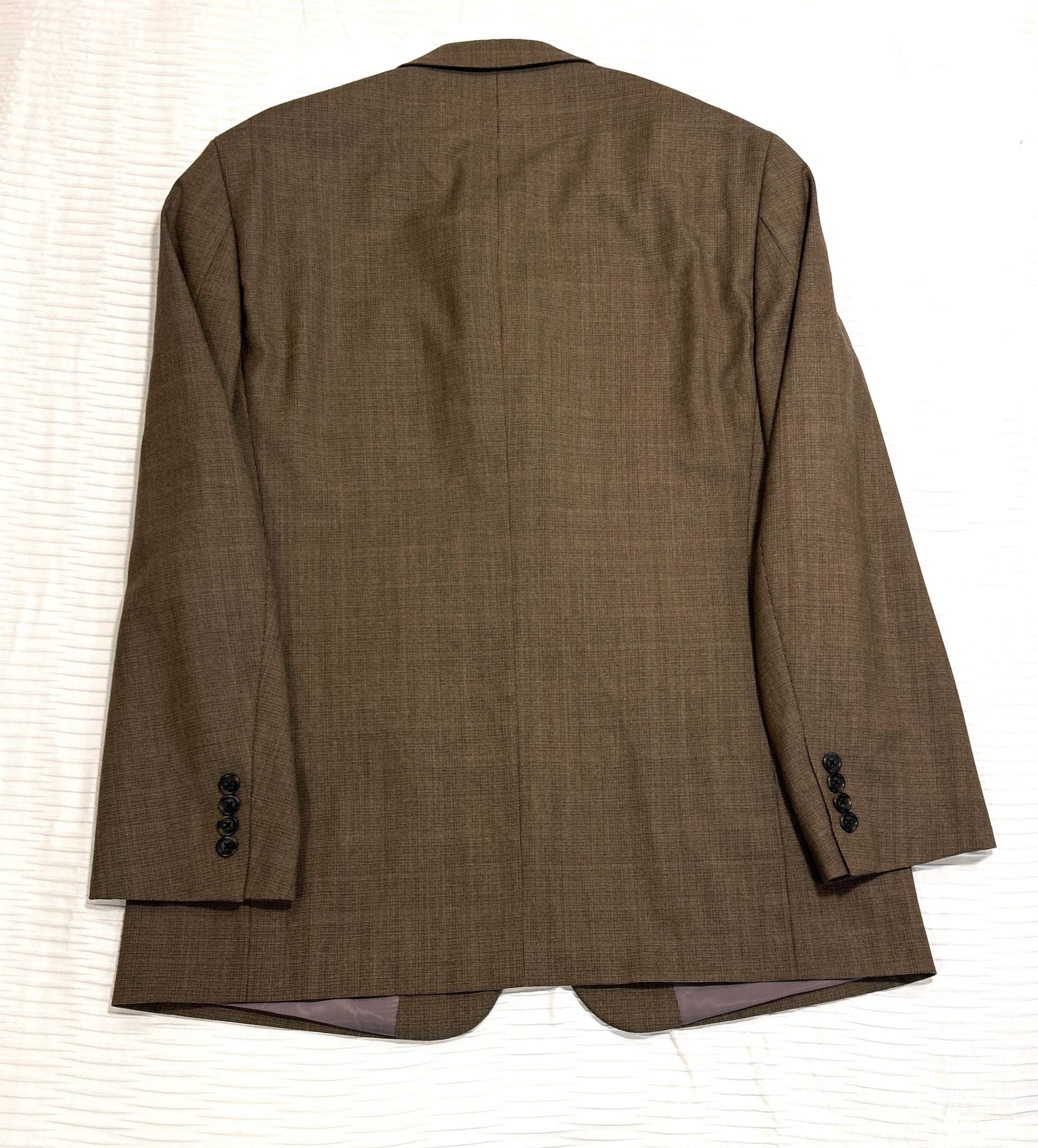 Nautica Sport Coat Size 40R Brown Wool Blazer 4