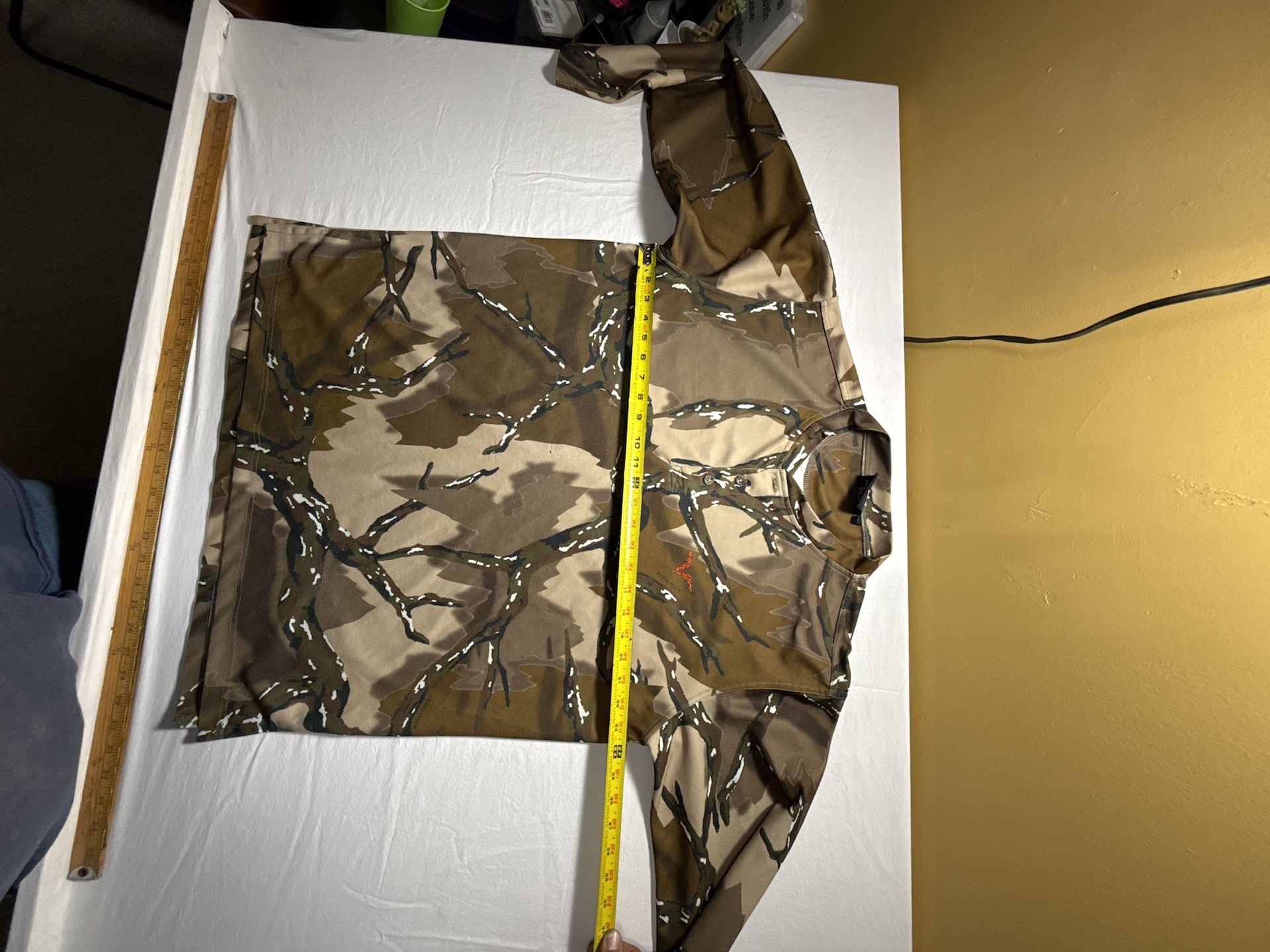Predator Camo Silver Grid Baselayer Top Size L Camouflage 11