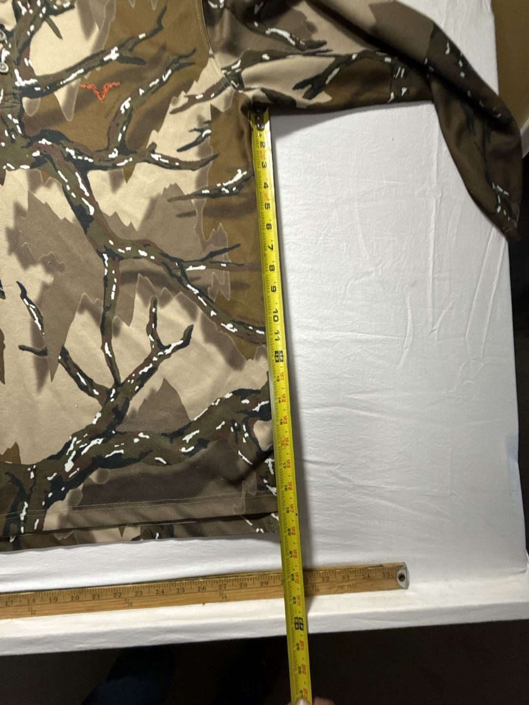 Predator Camo Silver Grid Baselayer Top Size L Camouflage 12