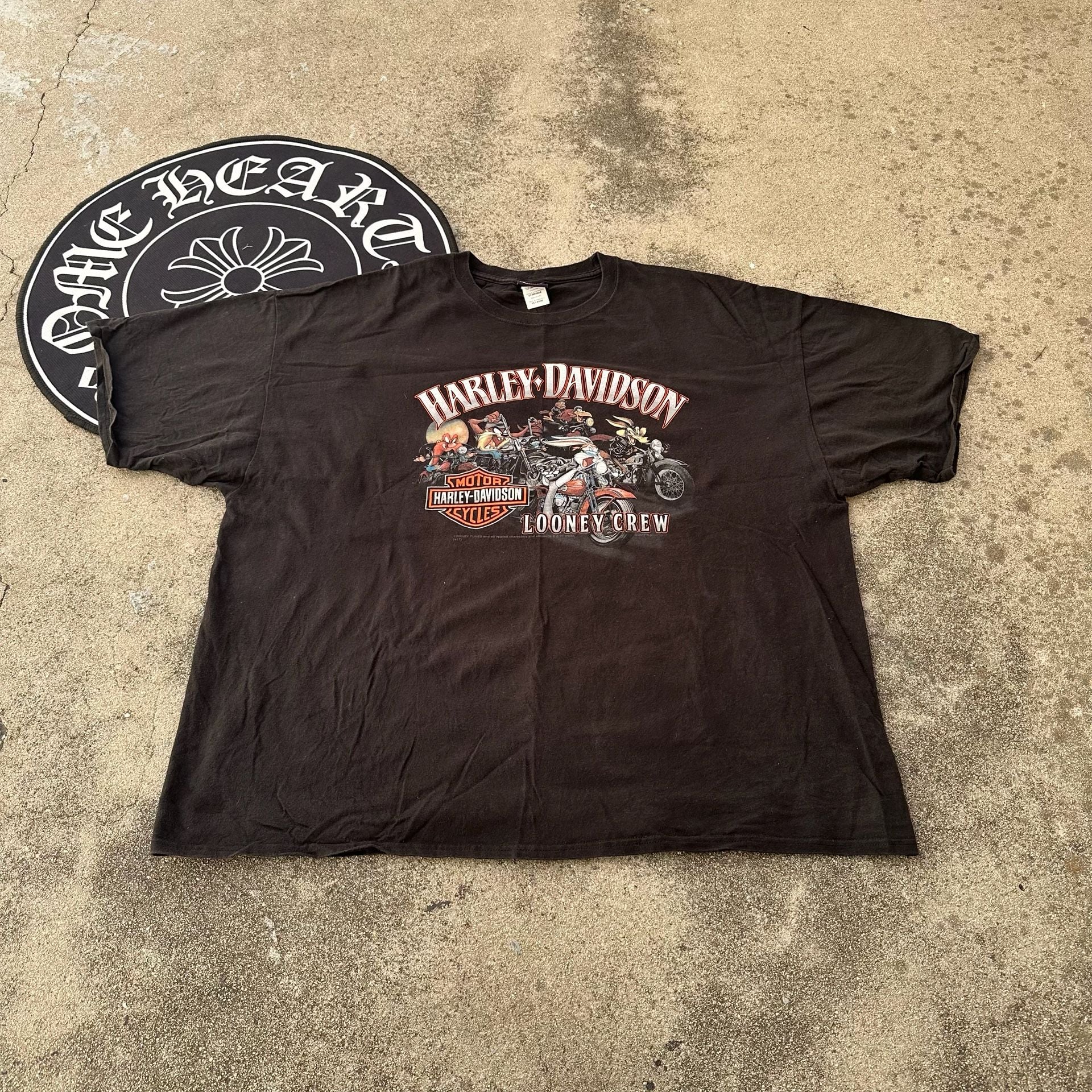 Harley-Davidson x Looney Tunes Crew Graphic T-Shirt Black Men 3XL 1