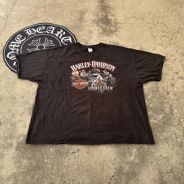 Harley-Davidson x Looney Tunes Crew Graphic T-Shirt Black Men 3XL