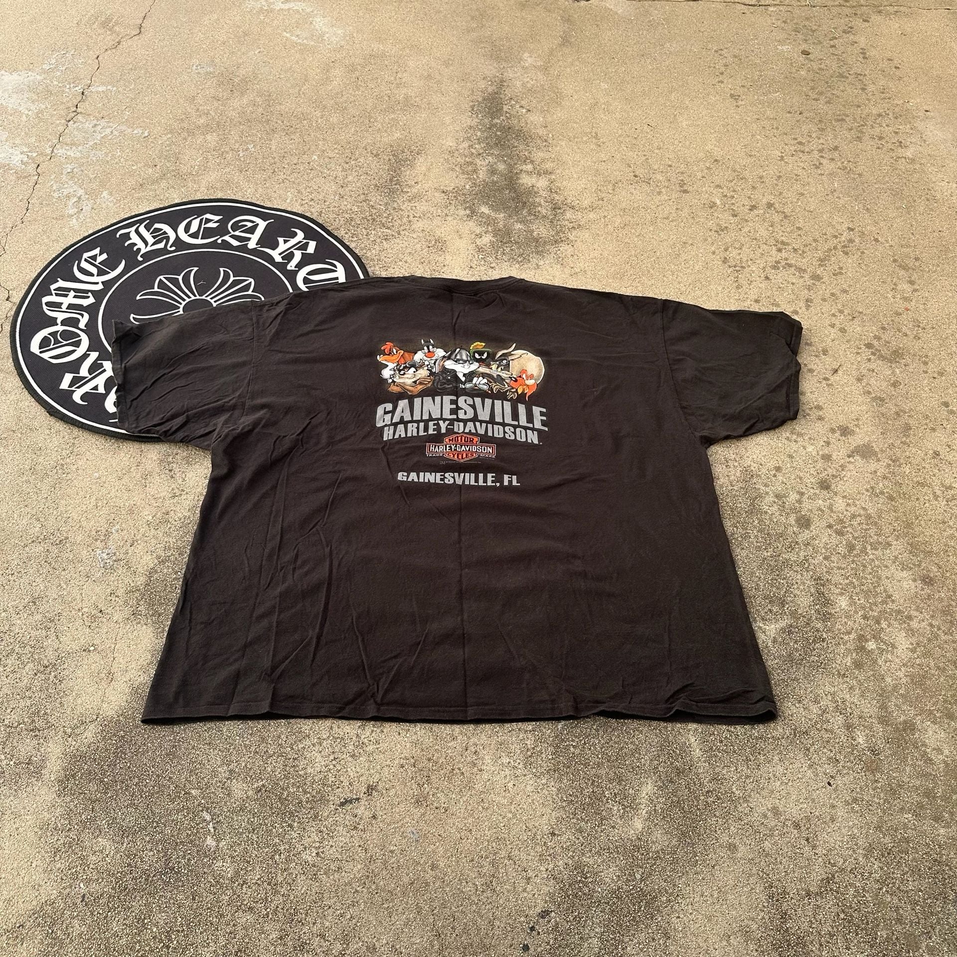 Harley-Davidson x Looney Tunes Crew Graphic T-Shirt Black Men 3XL 3