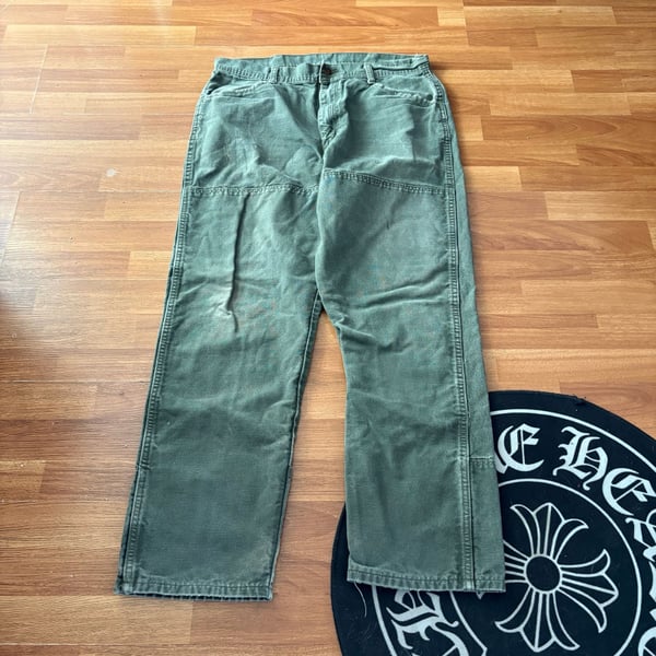 VF Imagewear Green Double Knee Work Pants 34x31