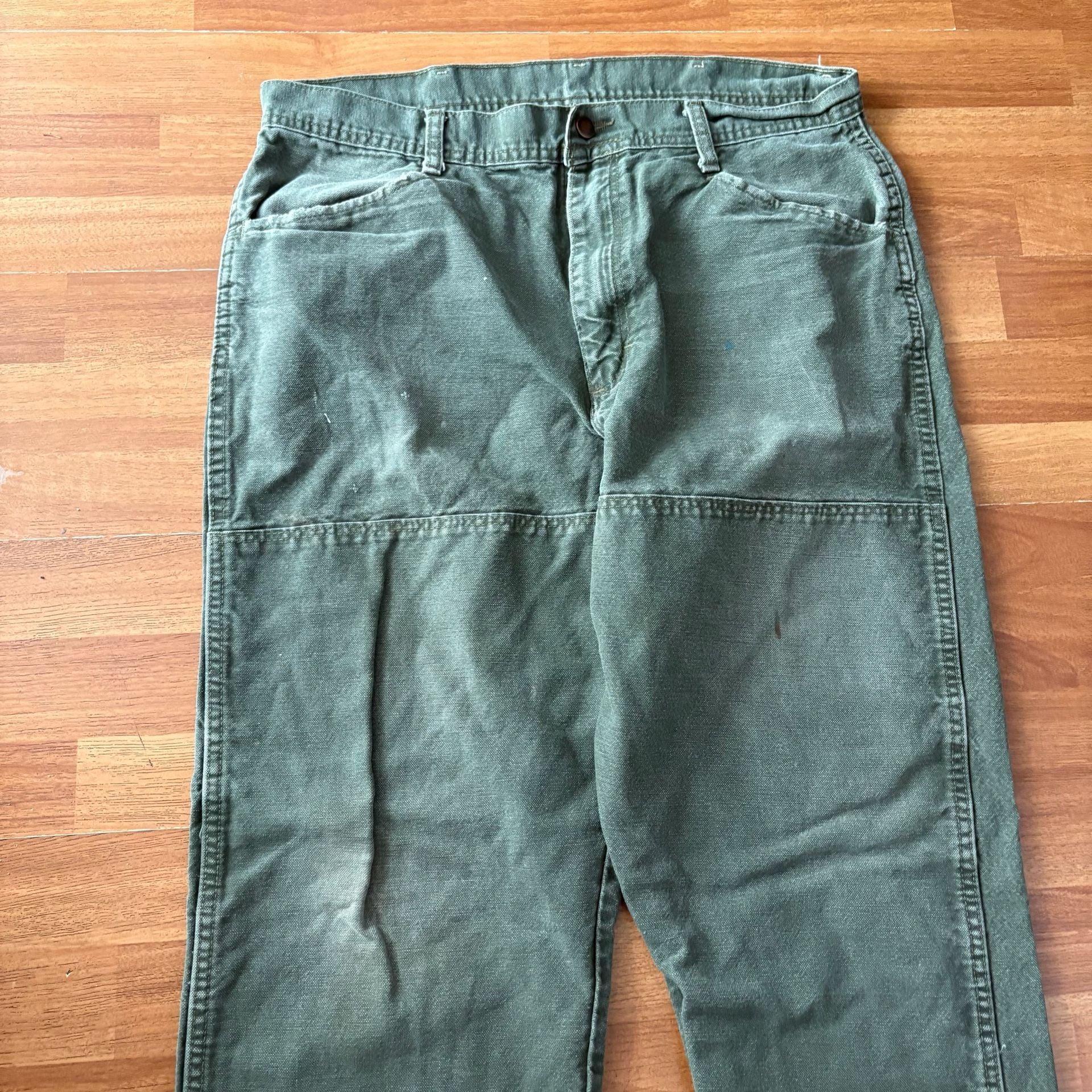 VF Imagewear Green Double Knee Work Pants 34x31 3