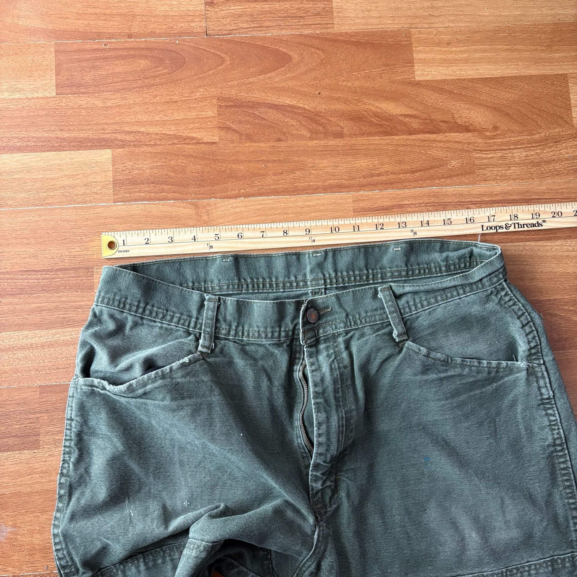 VF Imagewear Green Double Knee Work Pants 34x31 6