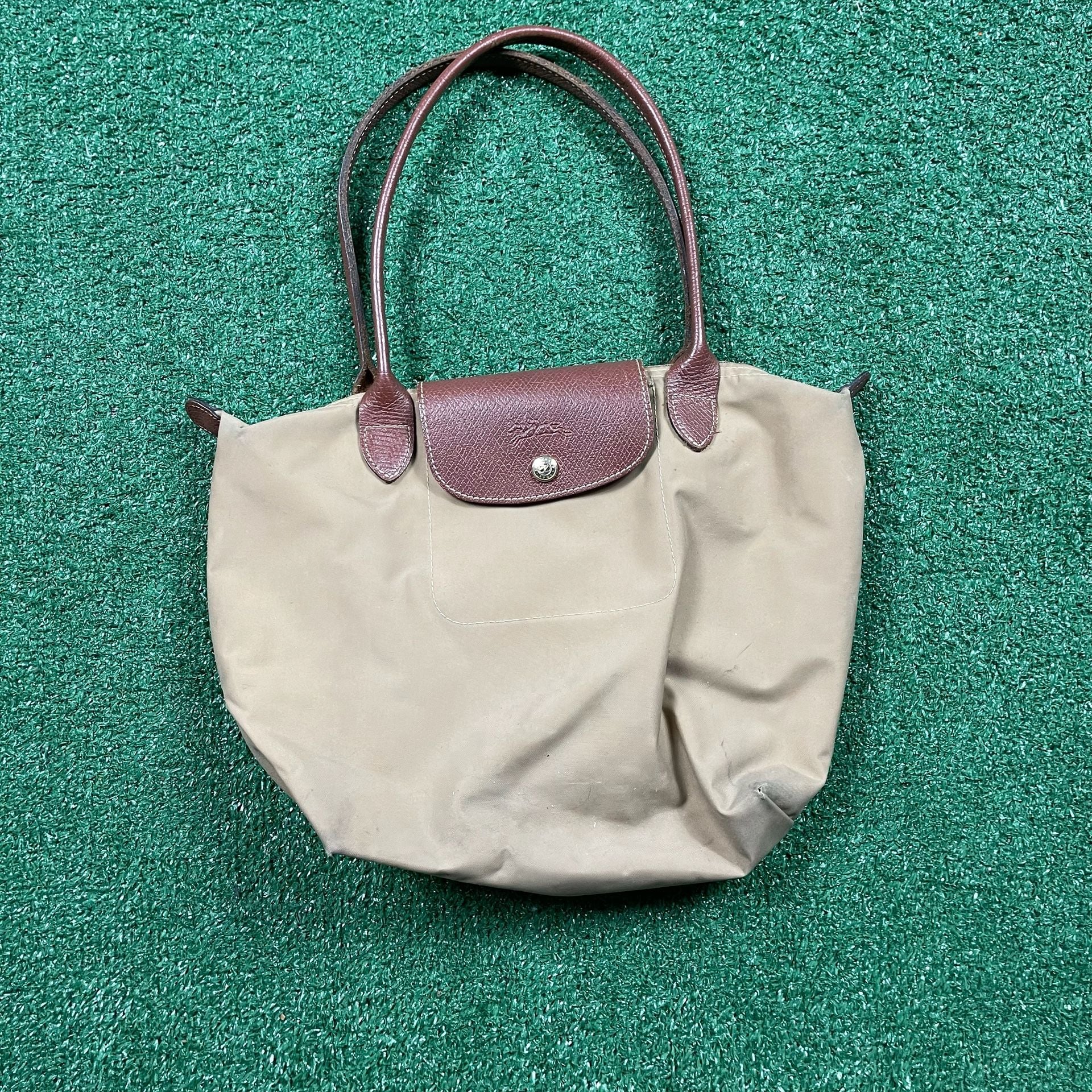Longchamp Le Pliage Original Tote Bag Beige Nylon 2