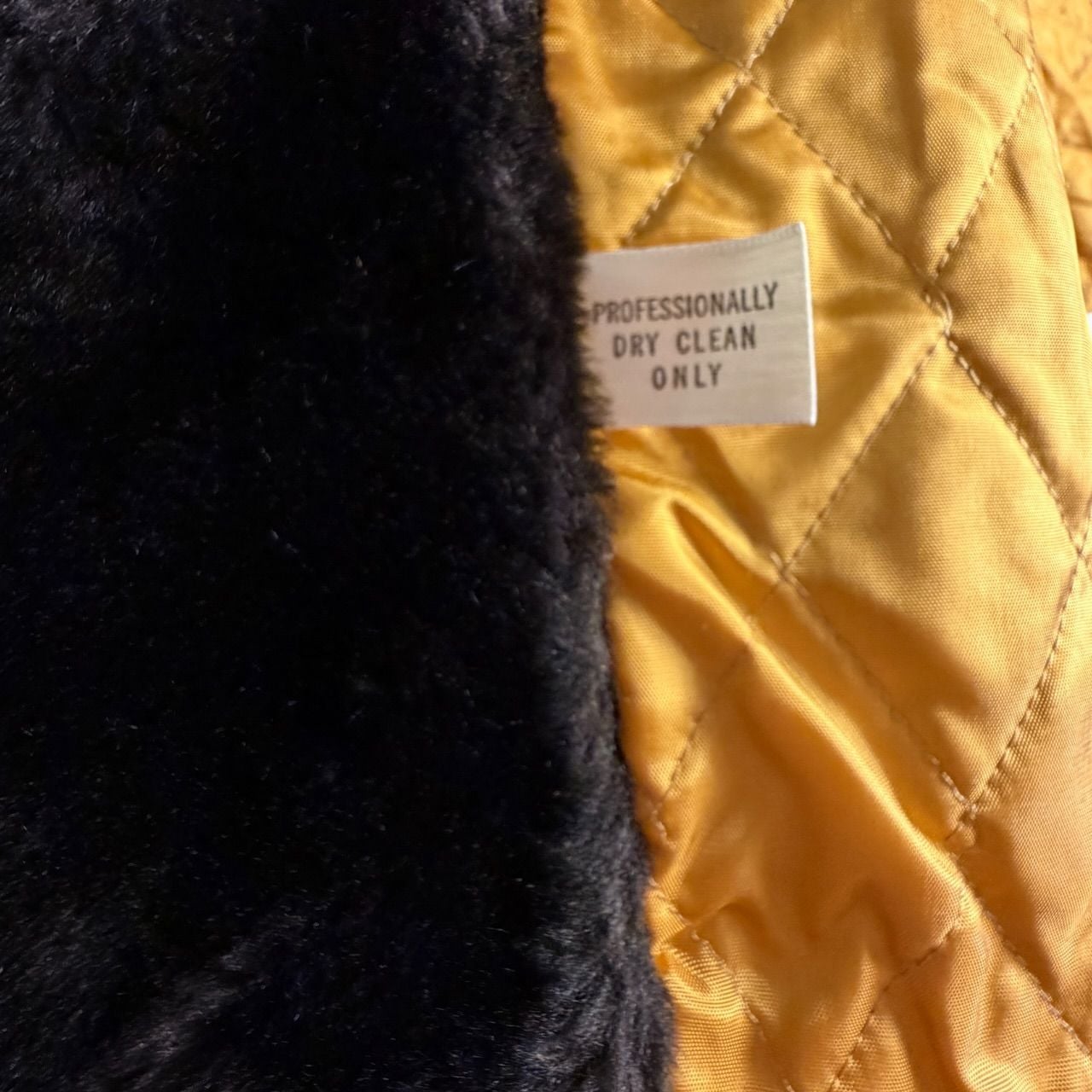 Retro Mod Brown Plush Coat Gold Buttons Size 14 10