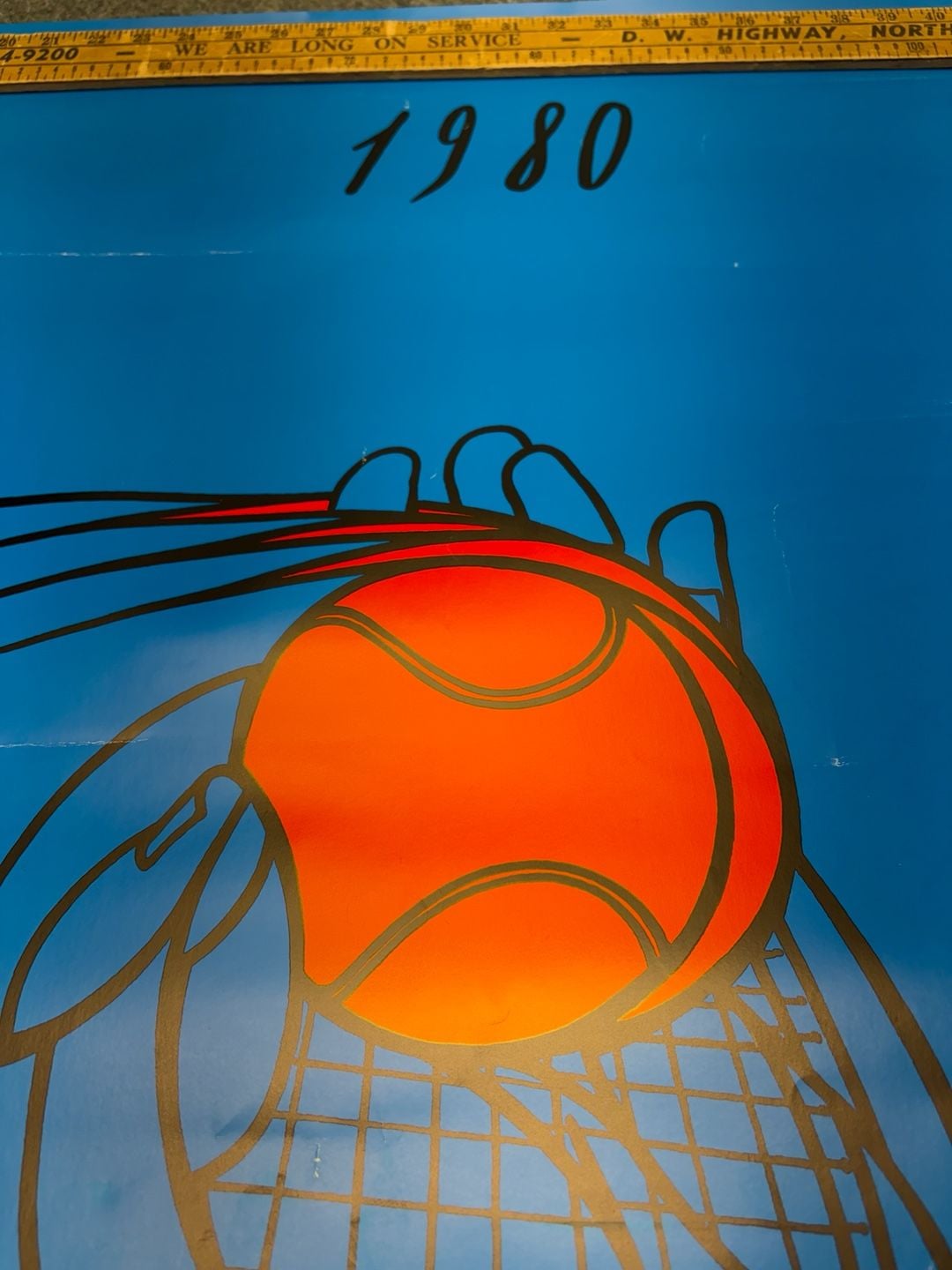 Roland Garros 1980 Open Valerio Adami Tennis Vintage Poster Matte Paper Wall Art 3