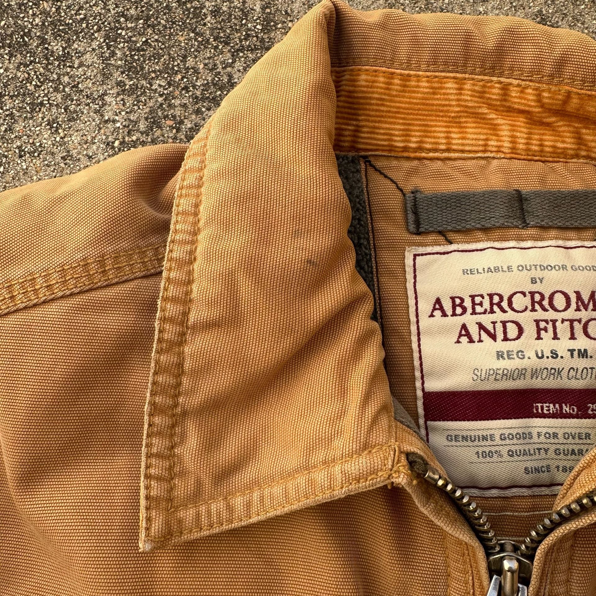 Abercrombie & Fitch Workwear Canvas Detroit Jacket Tan Medium 7