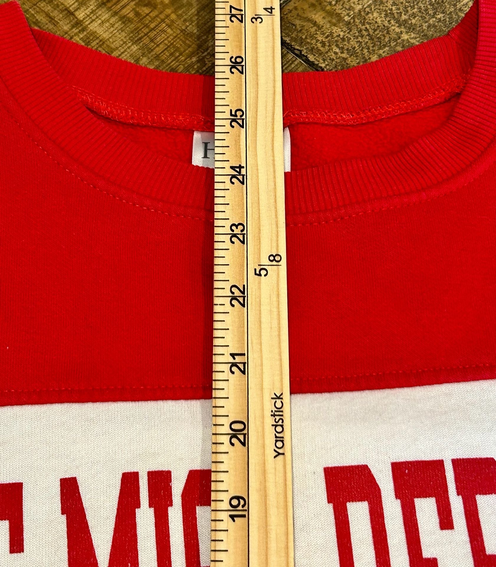 Hanes Ole Miss Rebels Sweatshirt Size 2XL Red White College Apparel 9
