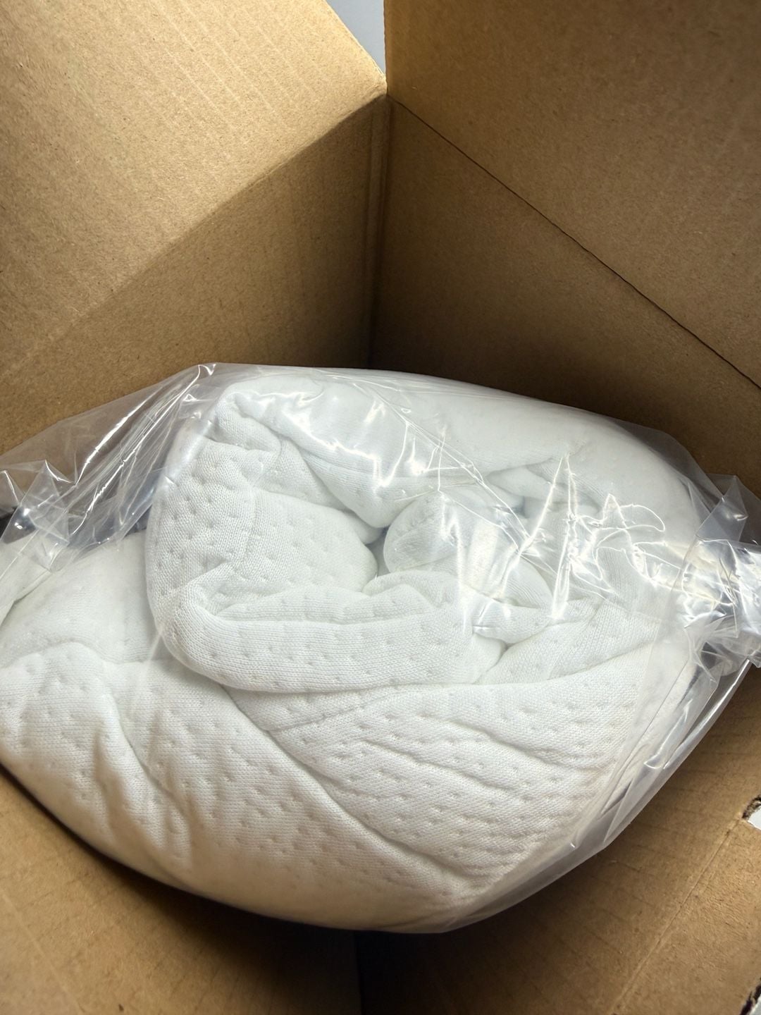 Casaluna Memory Foam & Down Alternative Pillow Standard/Queen White 4