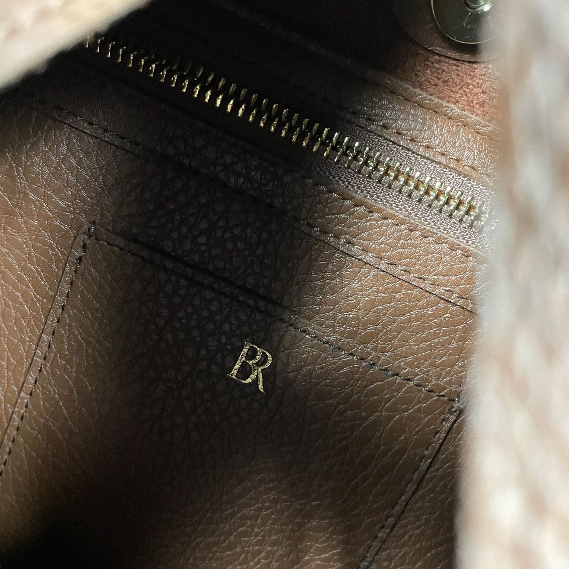 Banana Republic Leather Hobo Shoulder Bag Brown 4
