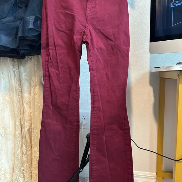 Draper James Red Flare Jeans Size 4
