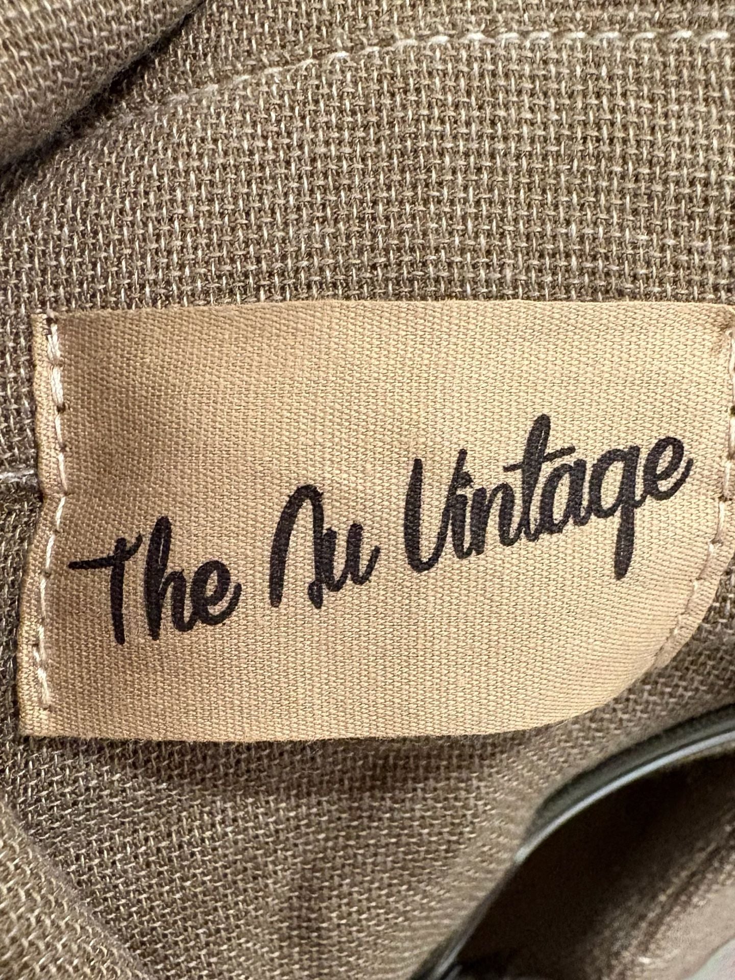 The Nu Vintage Utility Raw Hem Shirt Oversized Button Up Size Small 9