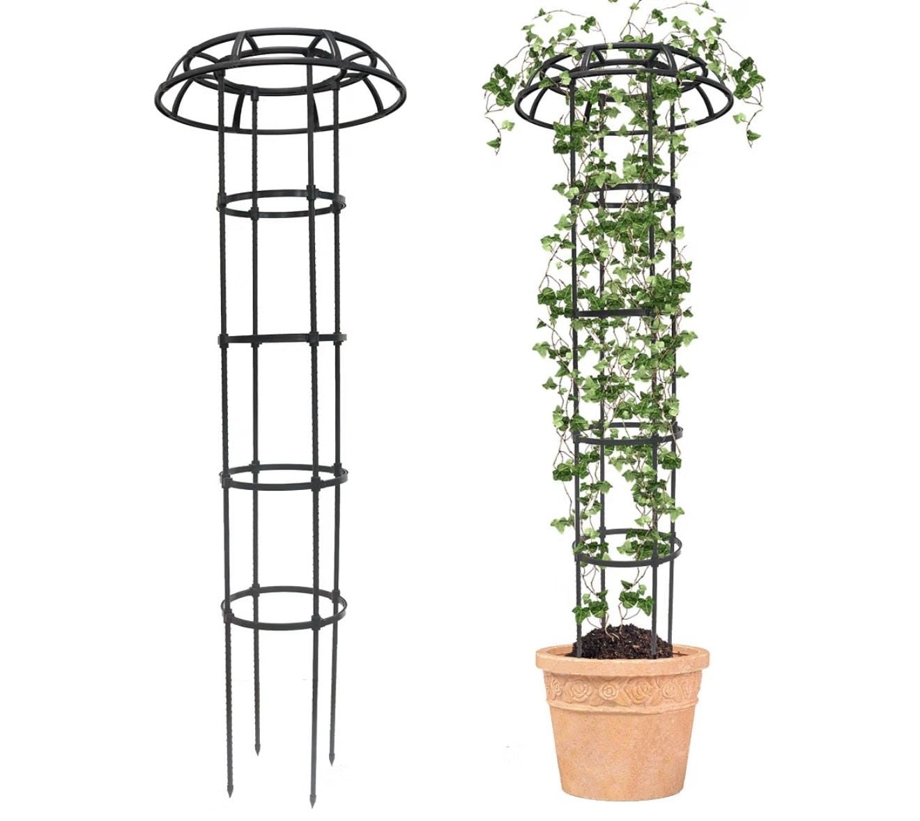 2 Pack - Plant Trellis Support for Potted Plants Climbing 65 Inch 1