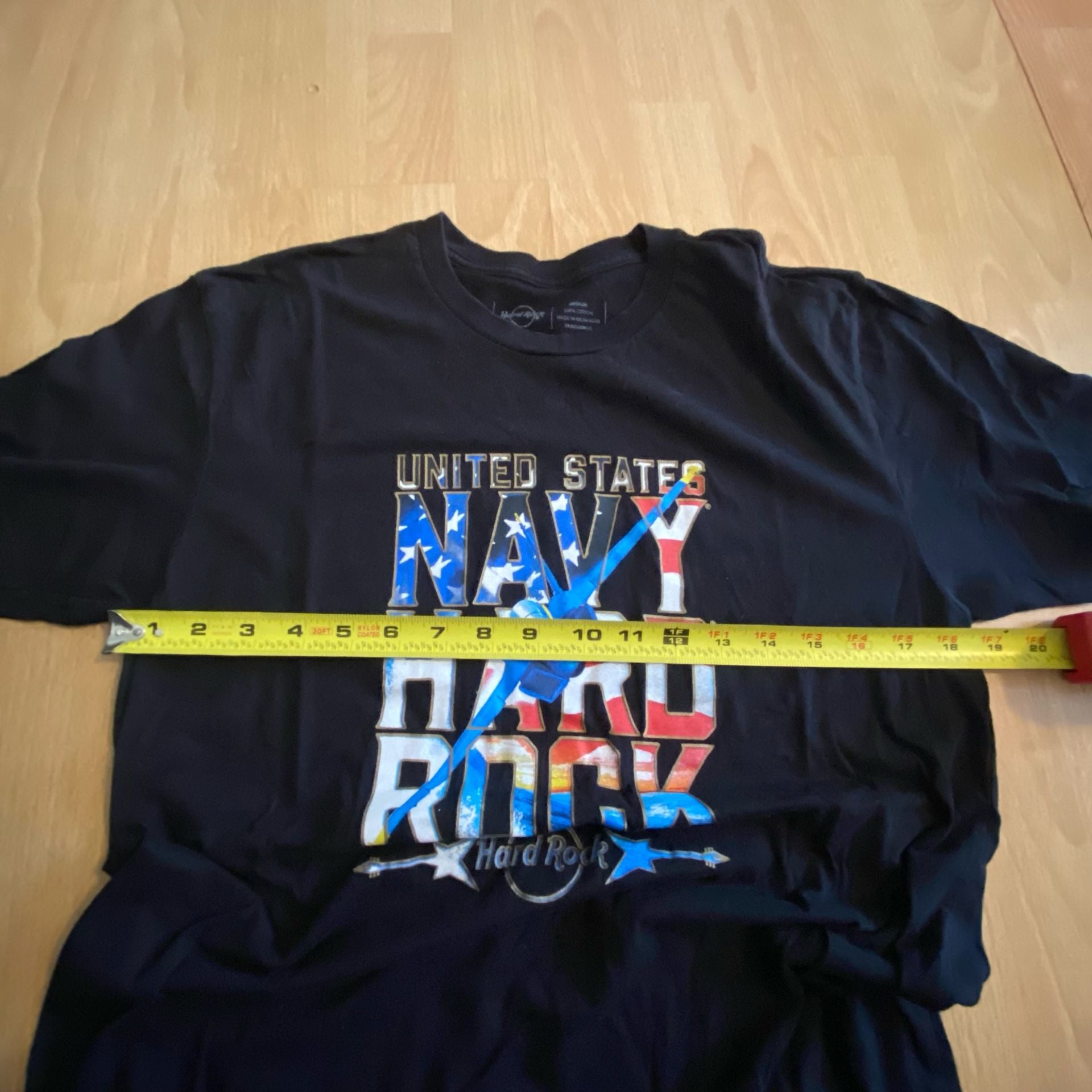 Hard Rock Cafe United States Navy T-Shirt Medium Black 4