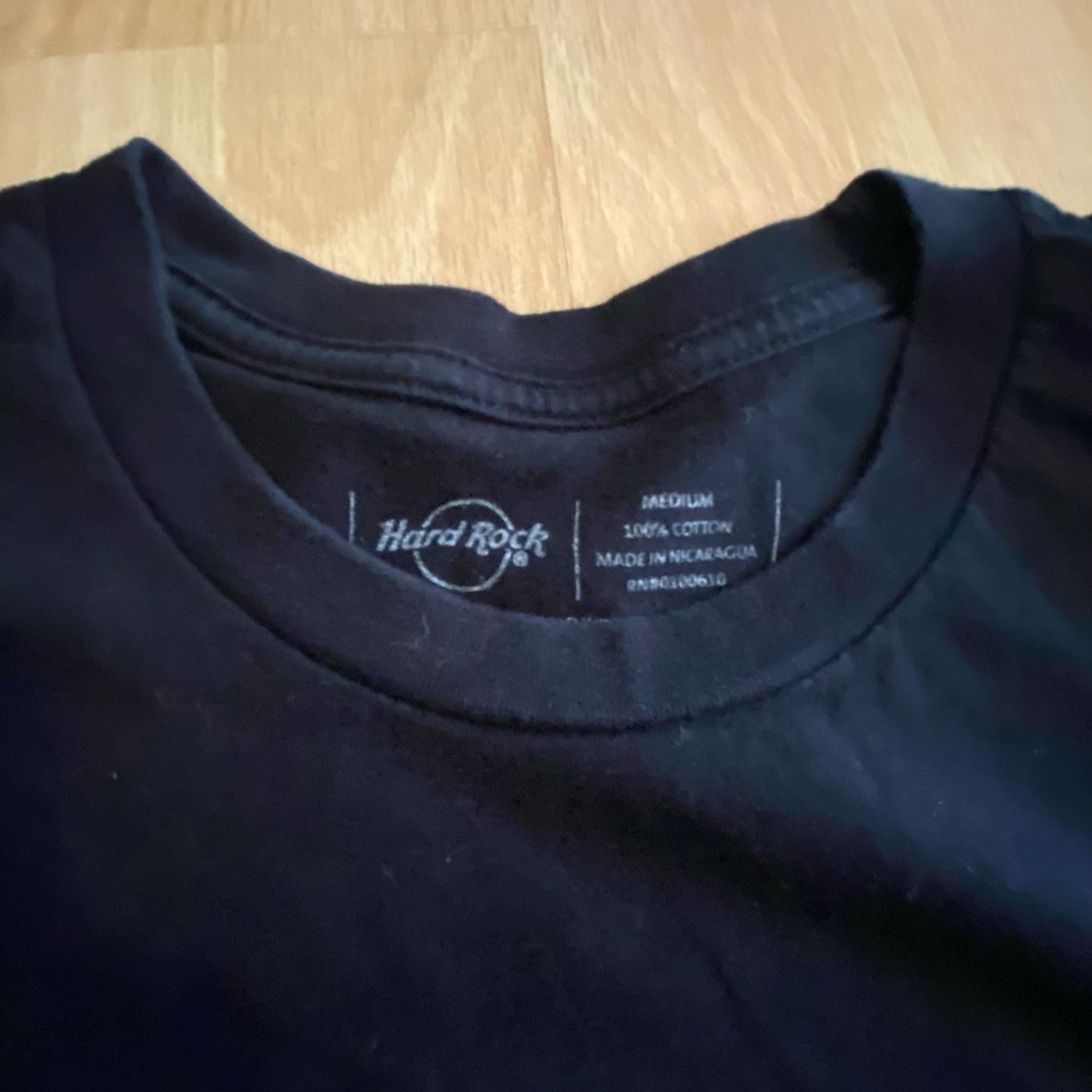 Hard Rock Cafe United States Navy T-Shirt Medium Black 5