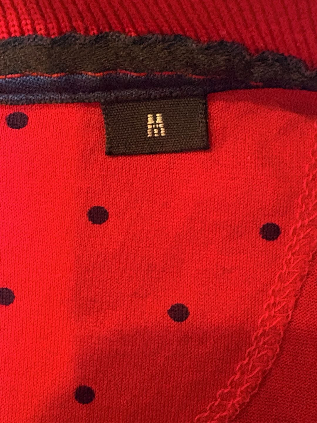 Callaway Golf Apparel Polka Dot Polo Shirt Red Size M 7