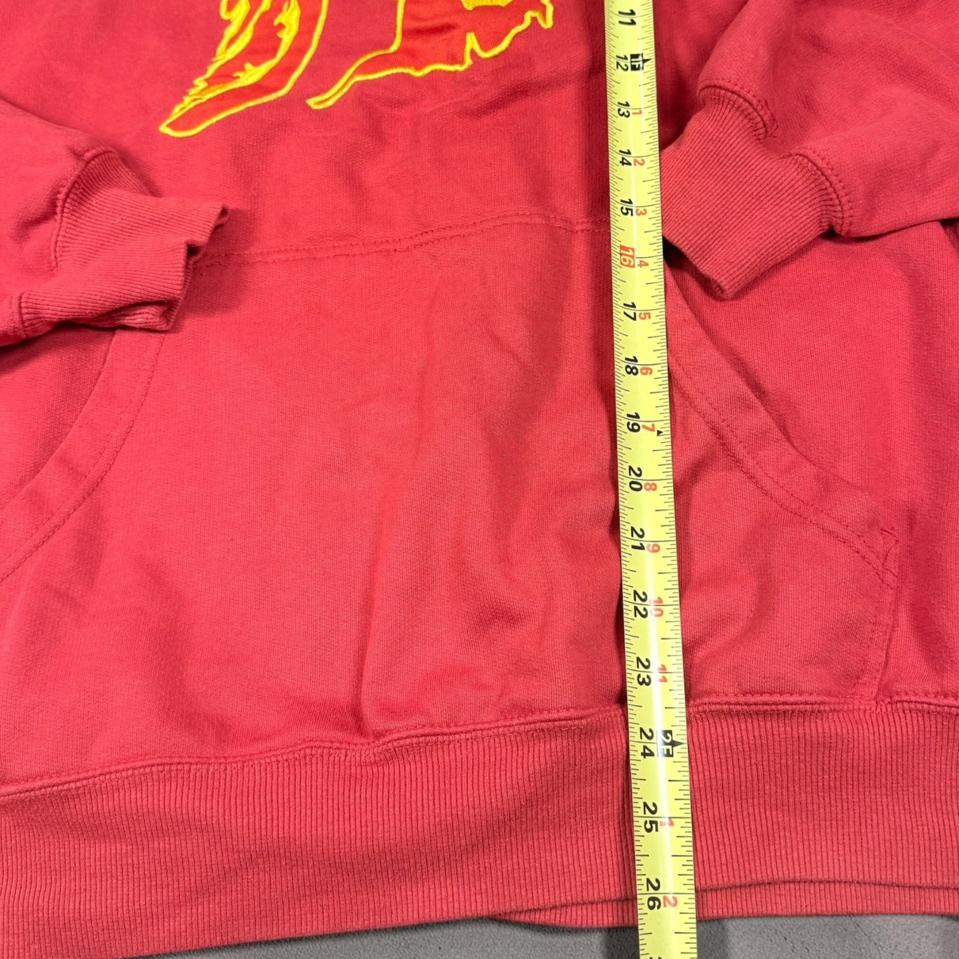 USC Trojans Authentic Apparel Hoodie Size 2XL Red Yellow Pullover 5