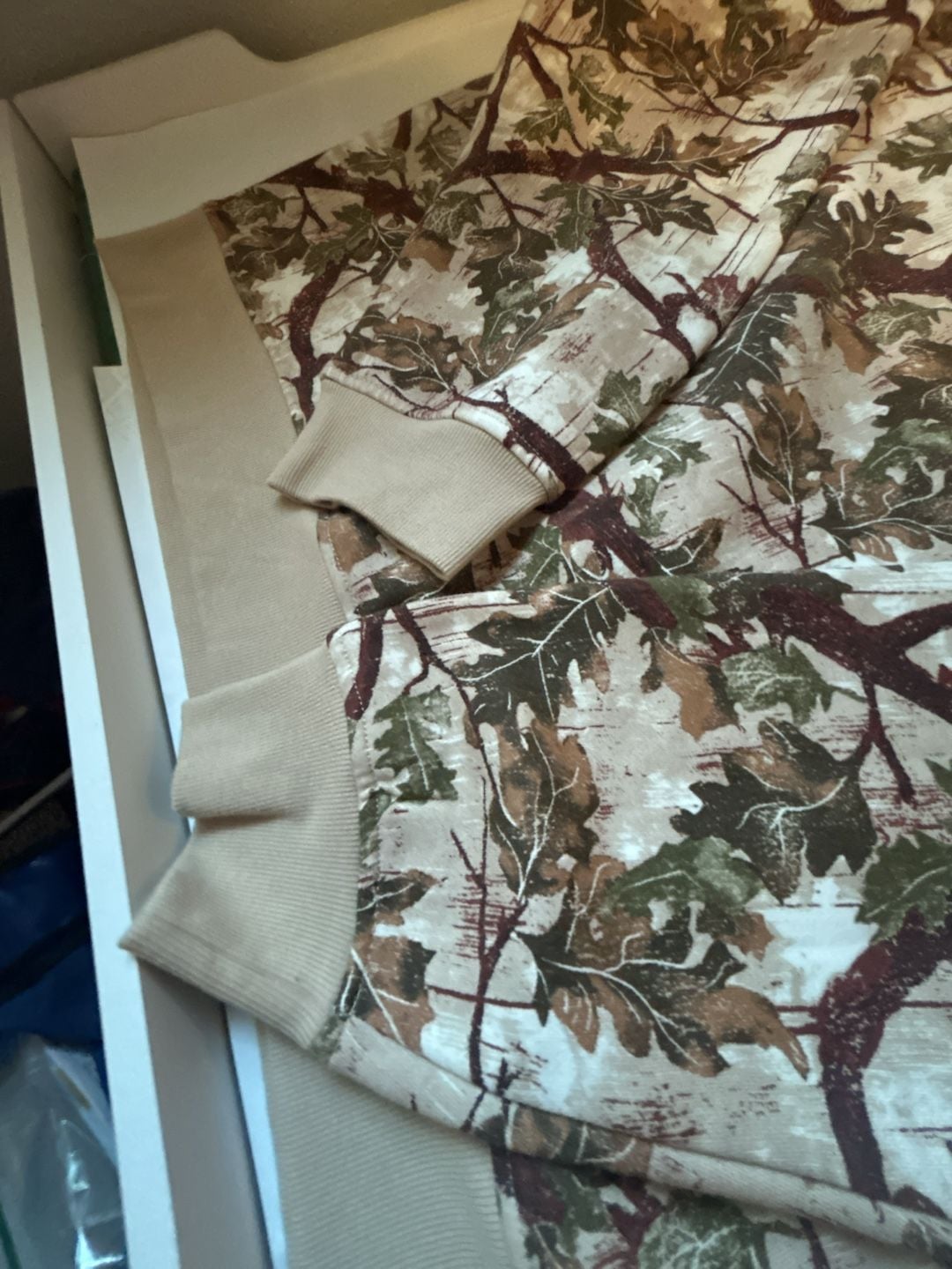 Original Use Crewneck Sweatshirt Size L Camo Leaf Print 2