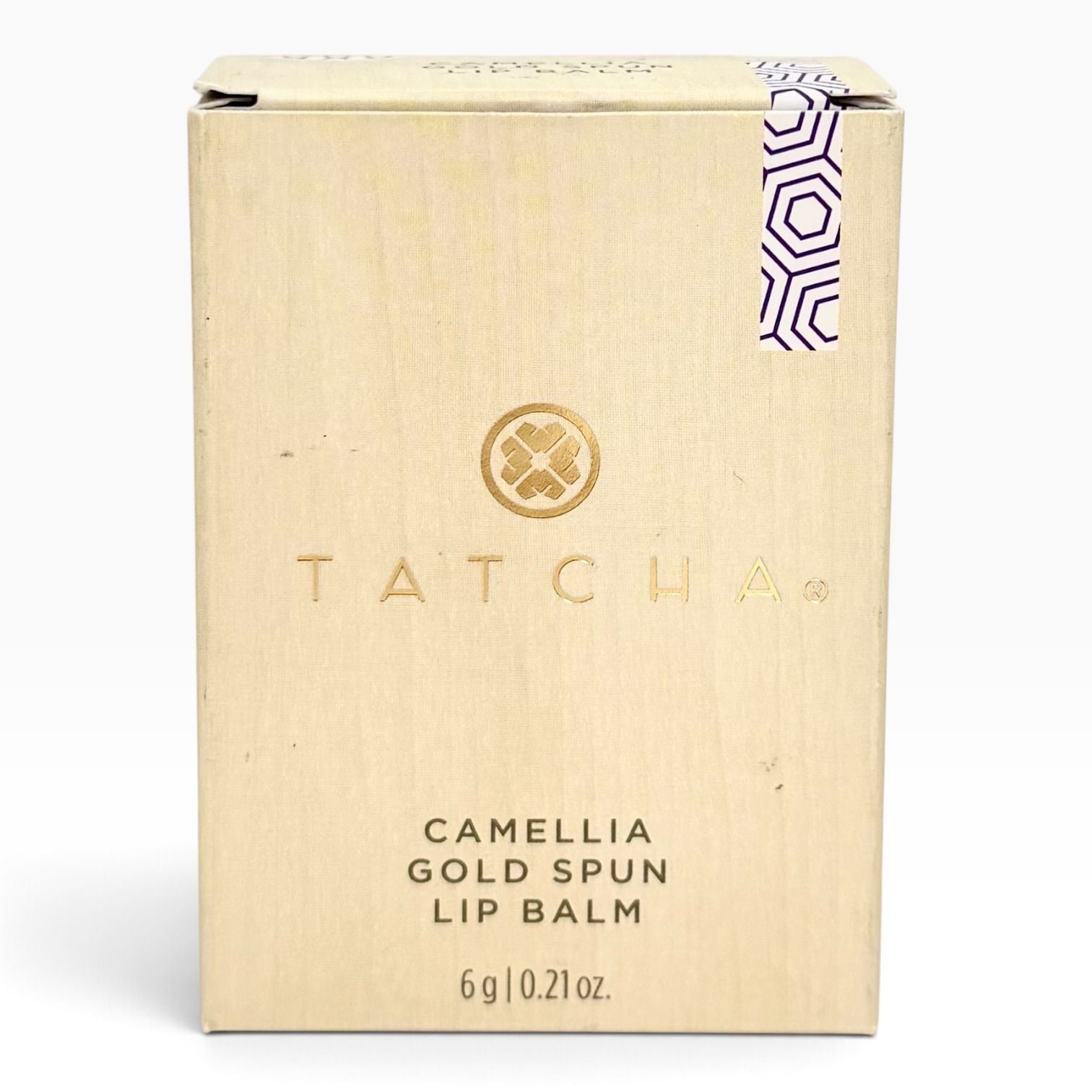 Tatcha Camellia Gold Spun Lip Balm 0.21 oz New 1