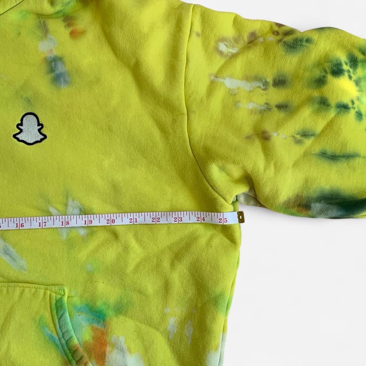 Madhappy Bleach Tie Dye Hoodie Size M Yellow Green 8