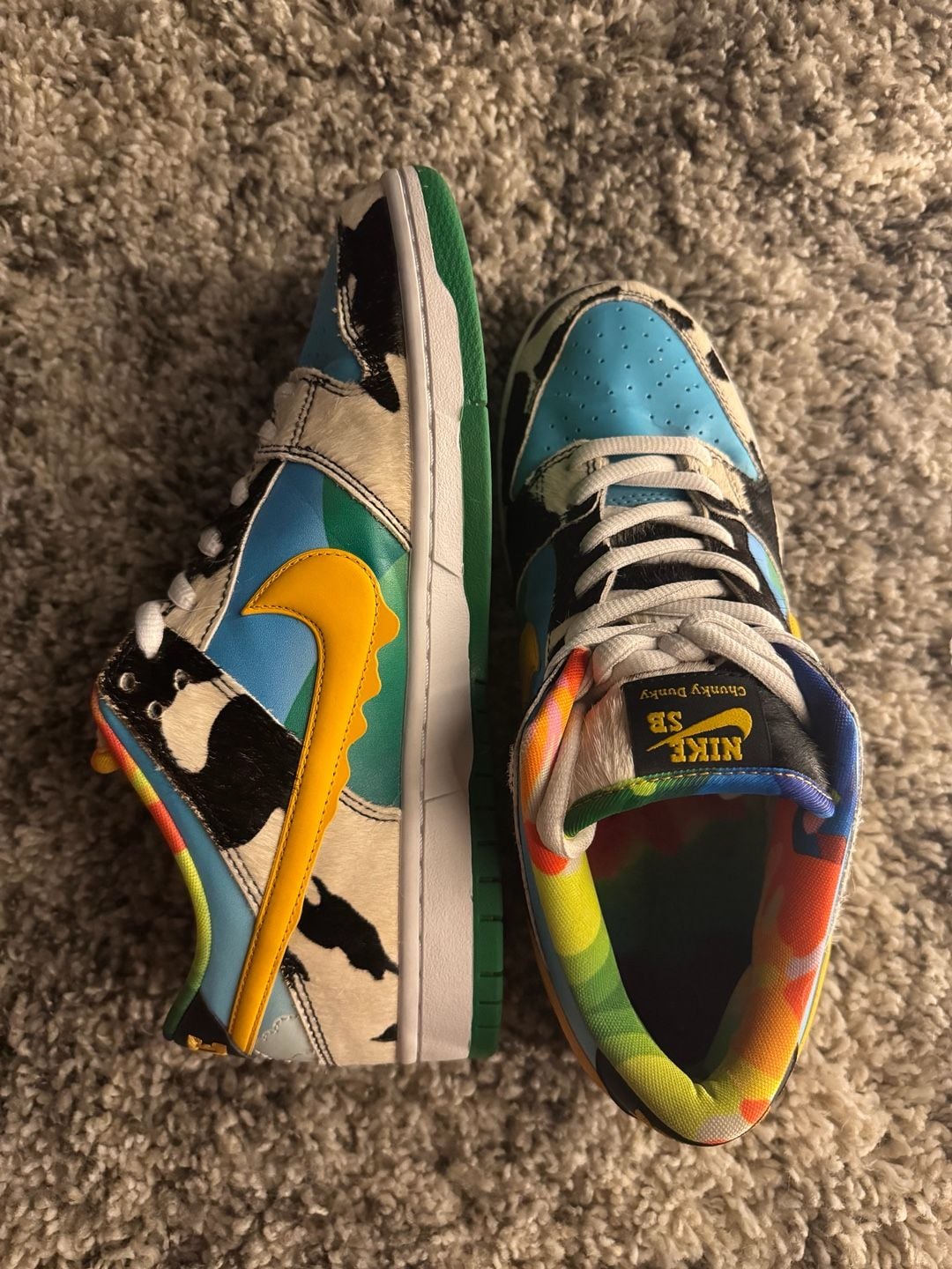 Nike SB Dunk Low Ben & Jerry's Chunky Dunky Size 10 CU3244-100 2
