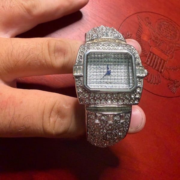 Heidi Daus collector crystal Watch cuff