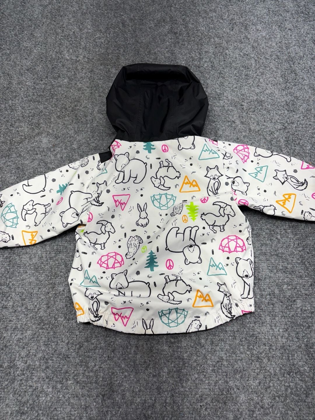 The NORTH FACE Lightweight Dryvent Hooded Rain Jacket Baby Infant 3-6 Months Art 10