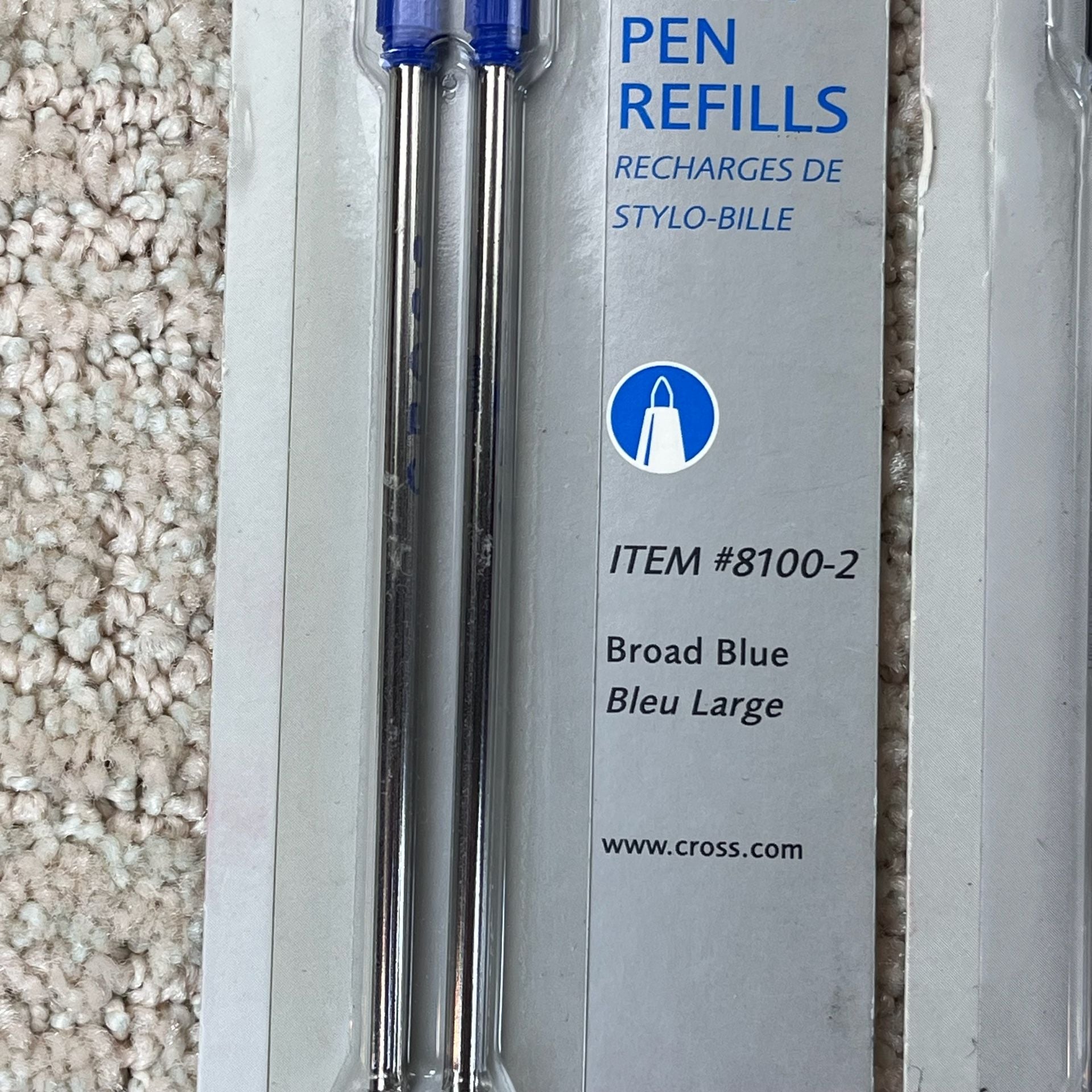 Cross and Mont Blanc Ballpoint Pen Refills Bundle 2