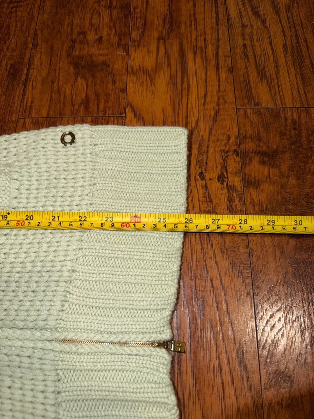 Loro Piana Light Green Cashmere Zip Up Sweater Made in Italy 5