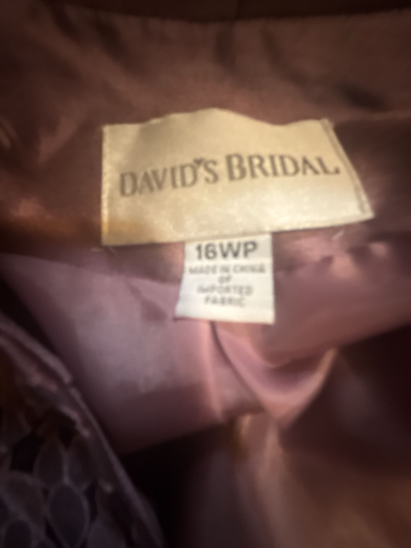 David's Bridal Jacquard and Shantung Short Jacket Dress 4