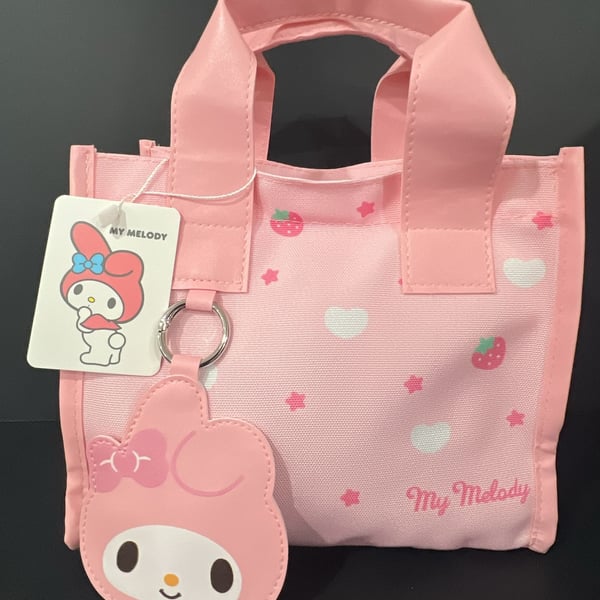 Sanrio My Melody Polyester Printed Handbag BTXB003 Pink